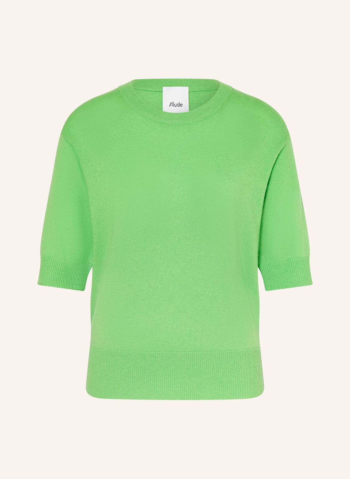 Allude Strickshirt Aus Cashmere gruen Allude Strickshirt Aus Cashmere gruen von allude