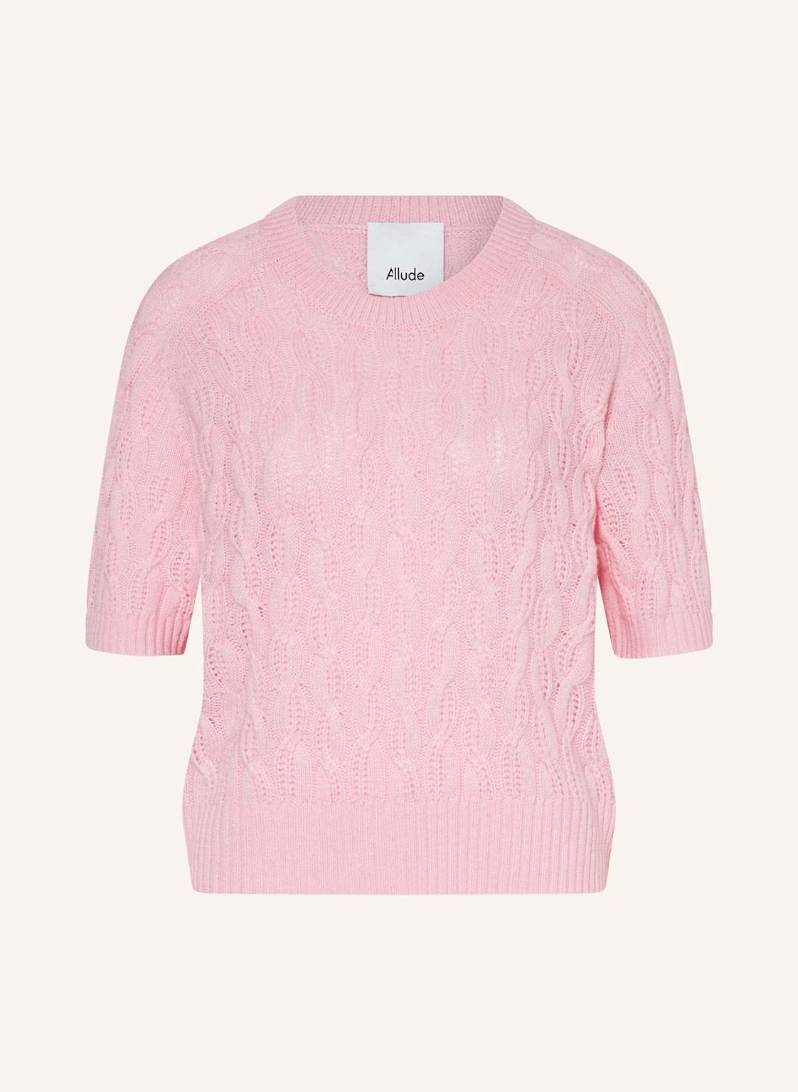 Allude Strickshirt Aus Cashmere rosa von allude