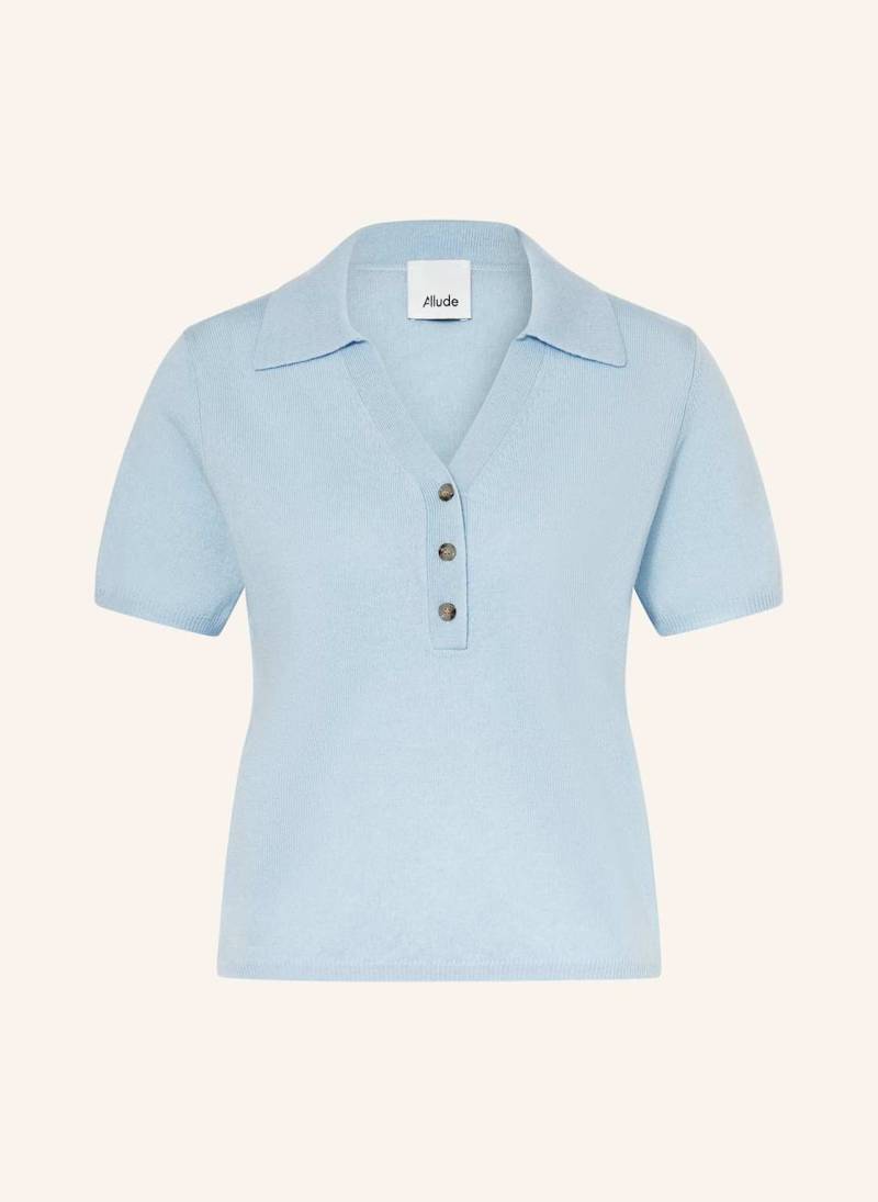 Allude Strickshirt Mit Cashmere blau von allude