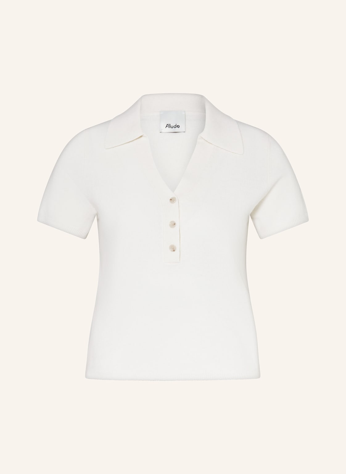 Allude Strickshirt Mit Cashmere weiss von allude