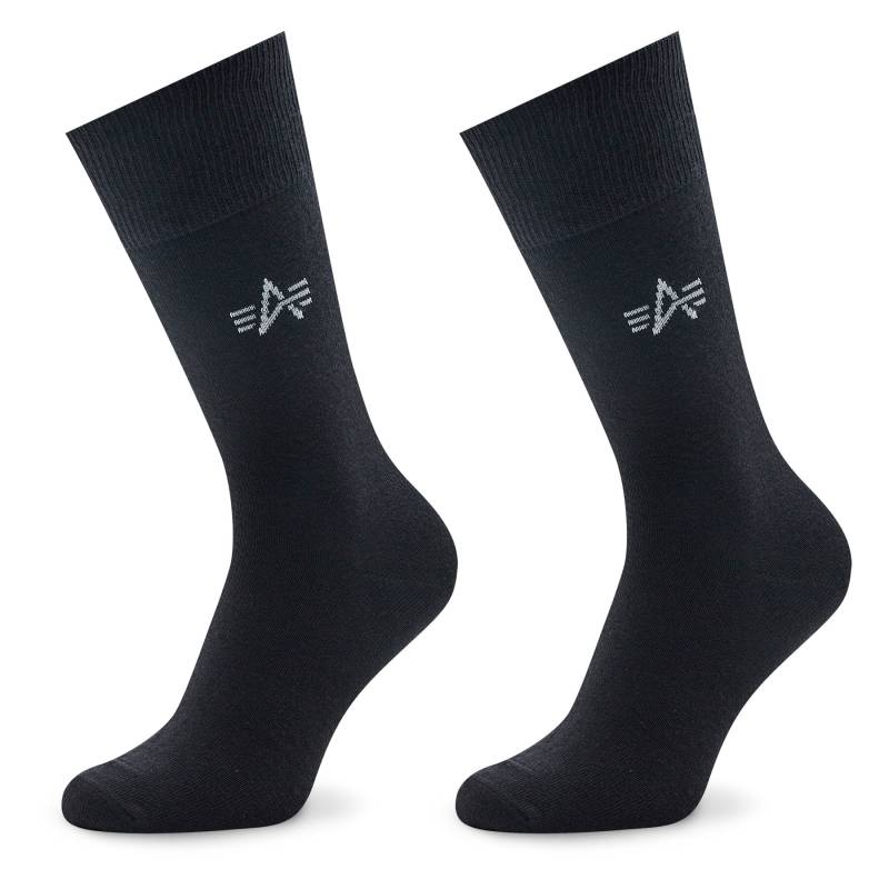 3er-Set hohe Herrensocken Alpha Industries Basic 118929 Schwarz von alpha industries