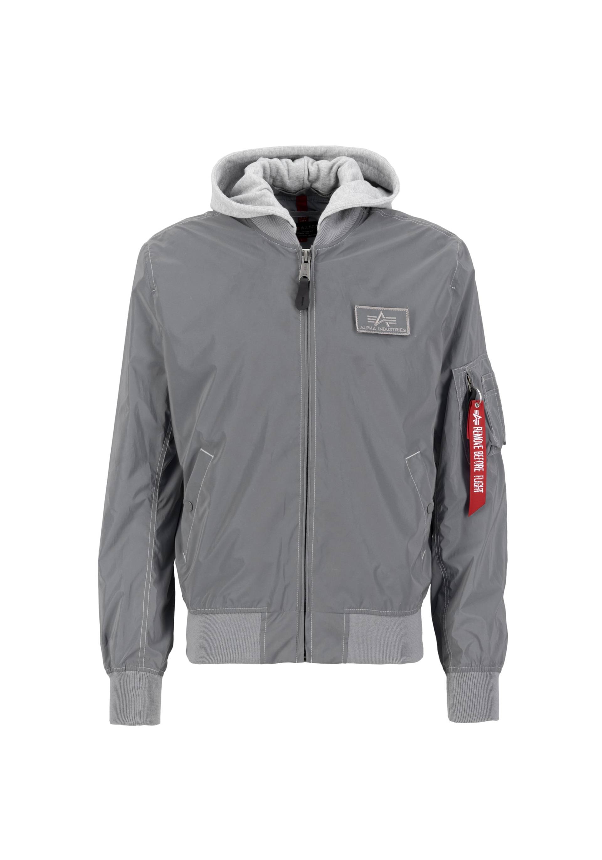 Alpha Industries Bomberjacke »Alpha Industries Men - Bomber Jackets MA-1 LW Hood Reflective« von alpha industries