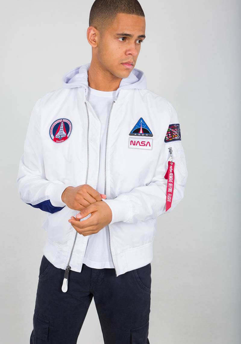 Alpha Industries Bomberjacke »Alpha Industries Men - Bomber Jackets MA-1 TT Hood NASA« von alpha industries