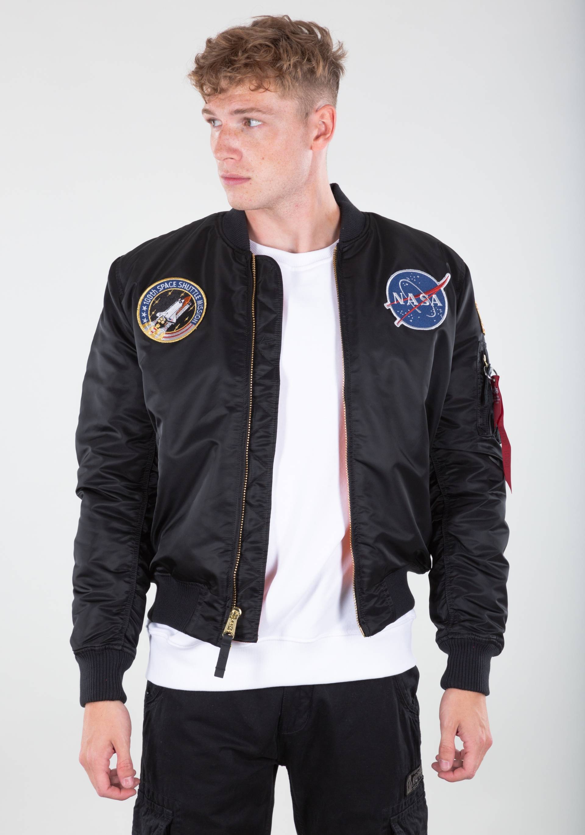 Alpha Industries Bomberjacke »Alpha Industries Men - Bomber Jackets MA-1 VF NASA LP« von alpha industries