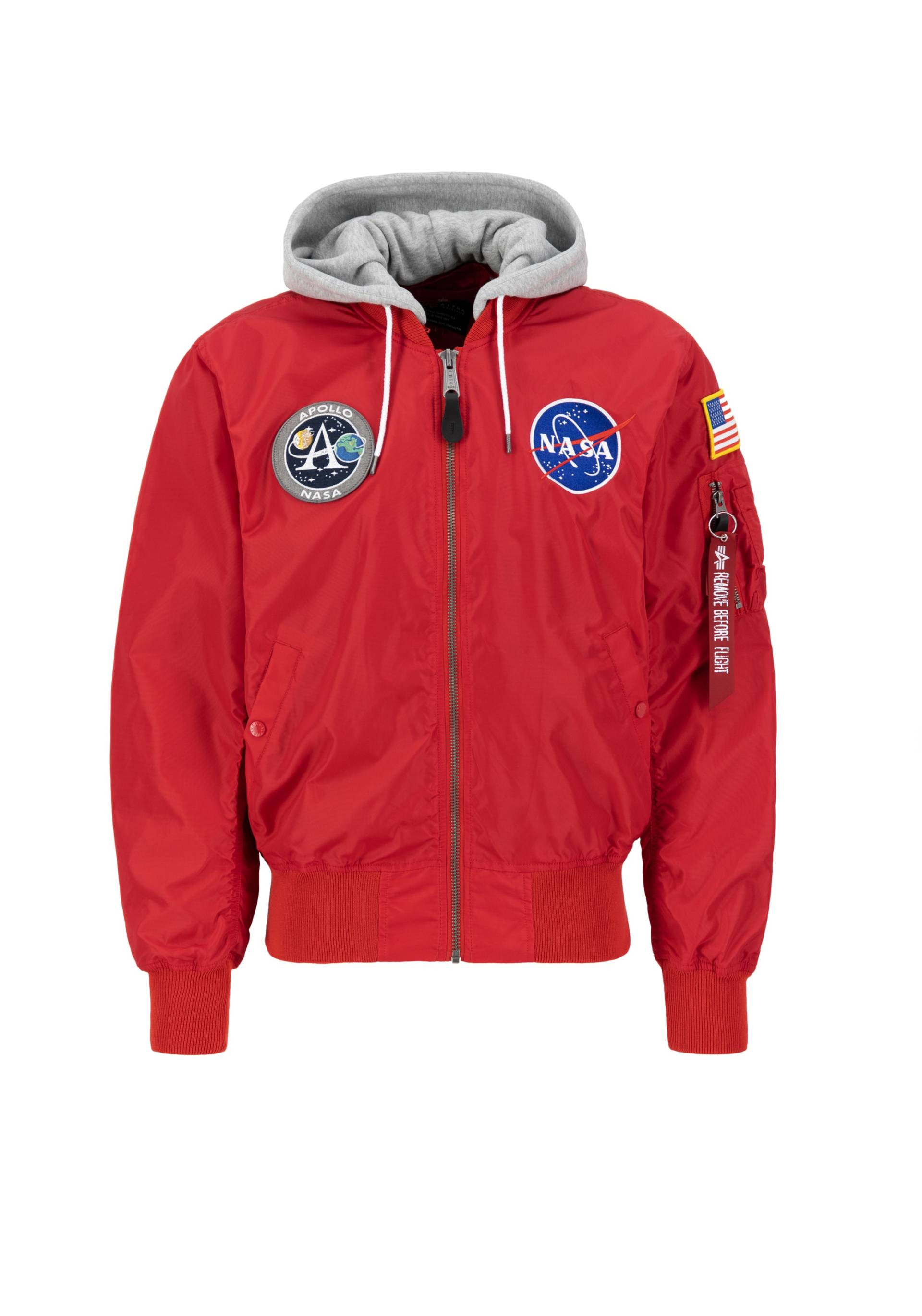 Alpha Industries Bomberjacke »Alpha Industries Men - Bomber Jackets MA-1 Zip Hood Apollo« von alpha industries