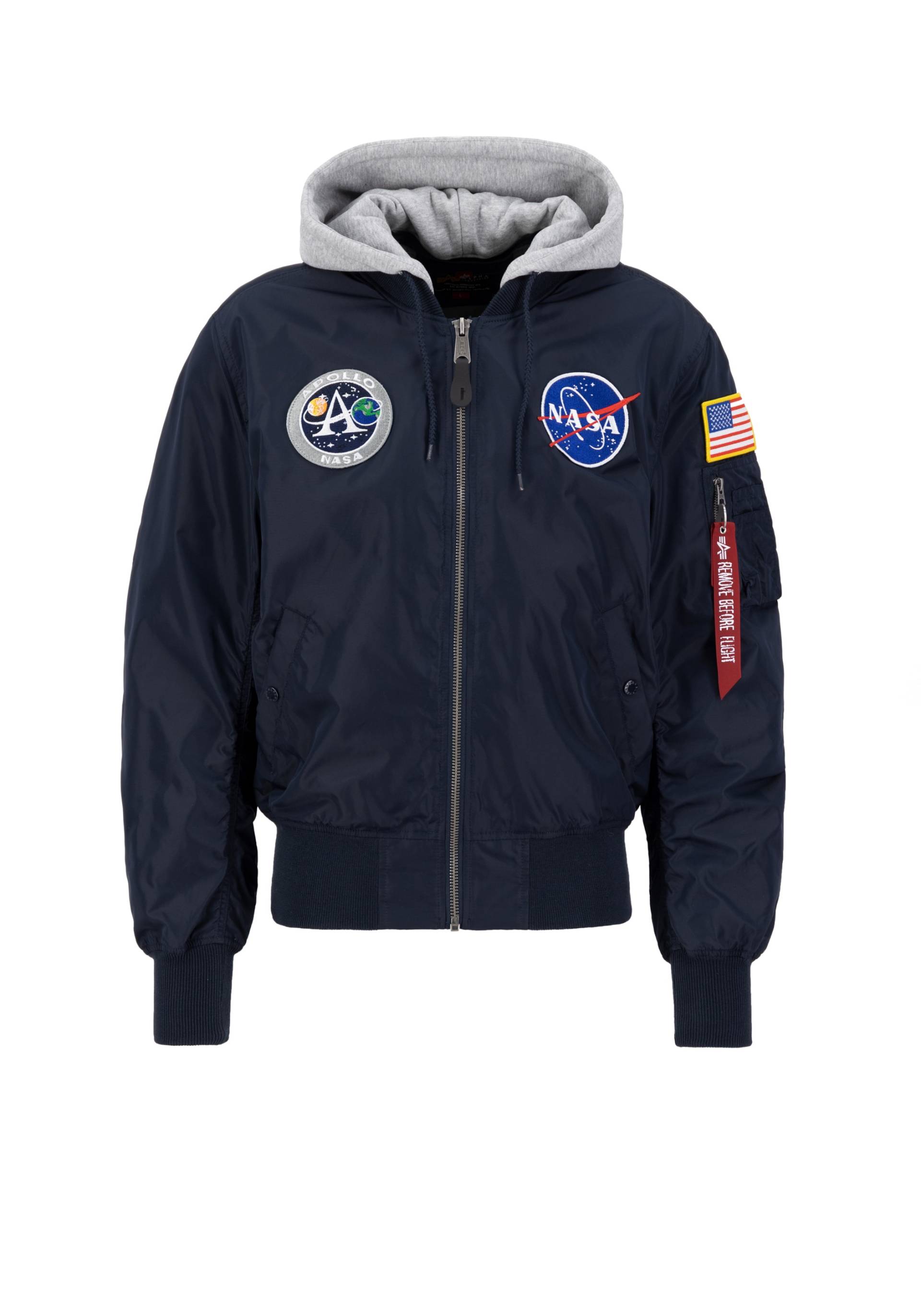 Alpha Industries Bomberjacke »Alpha Industries Men - Bomber Jackets MA-1 Zip Hood Apollo« von alpha industries