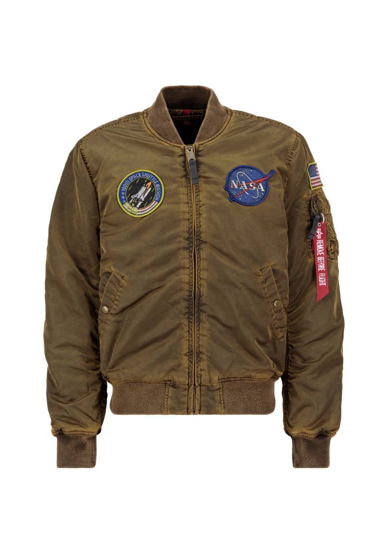 Alpha Industries Bomberjacke »Alpha Industries Men - Bomber Jackets MA-1 VF NASA Battlewash« von alpha industries