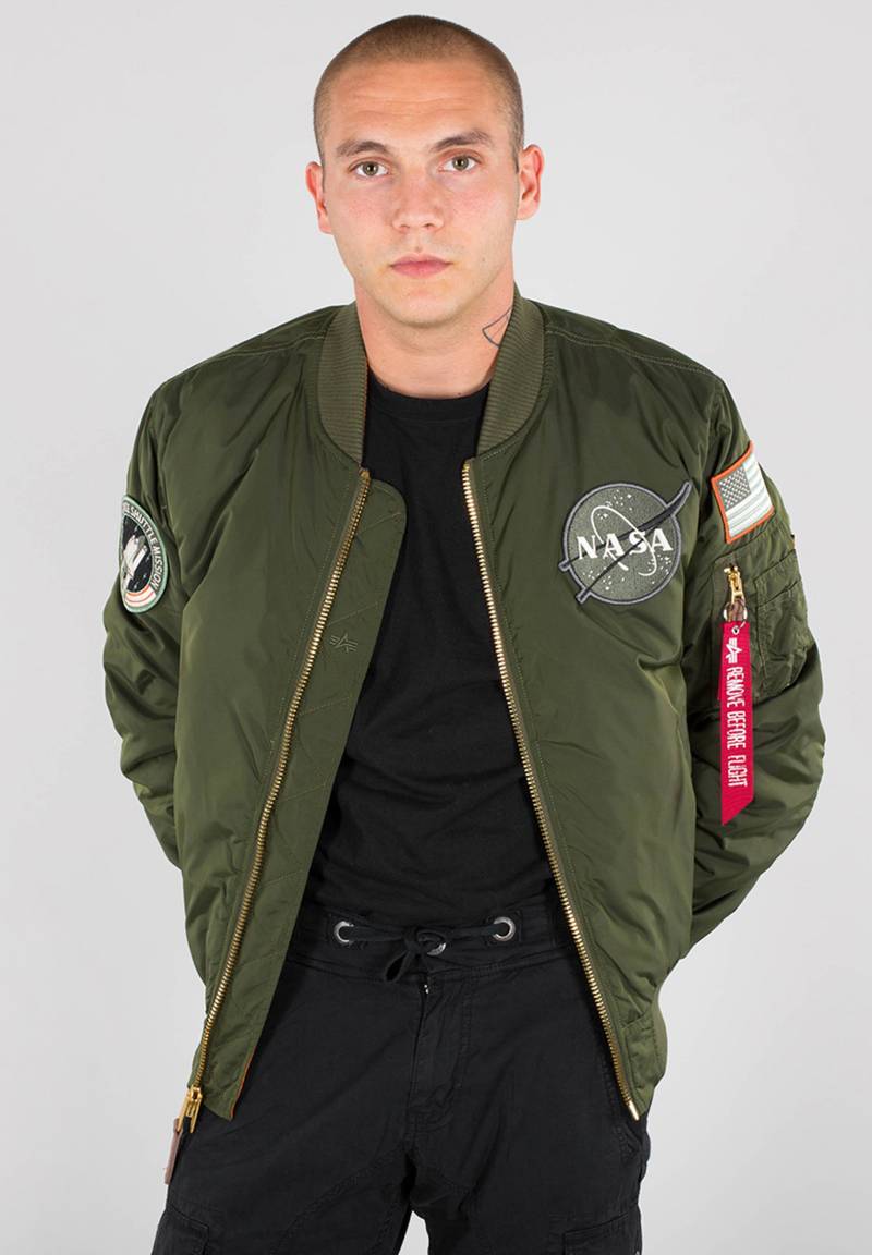 Alpha Industries Bomberjacke »Alpha Industries Men - Bomber Jackets MA-1 VF NASA RP« von alpha industries