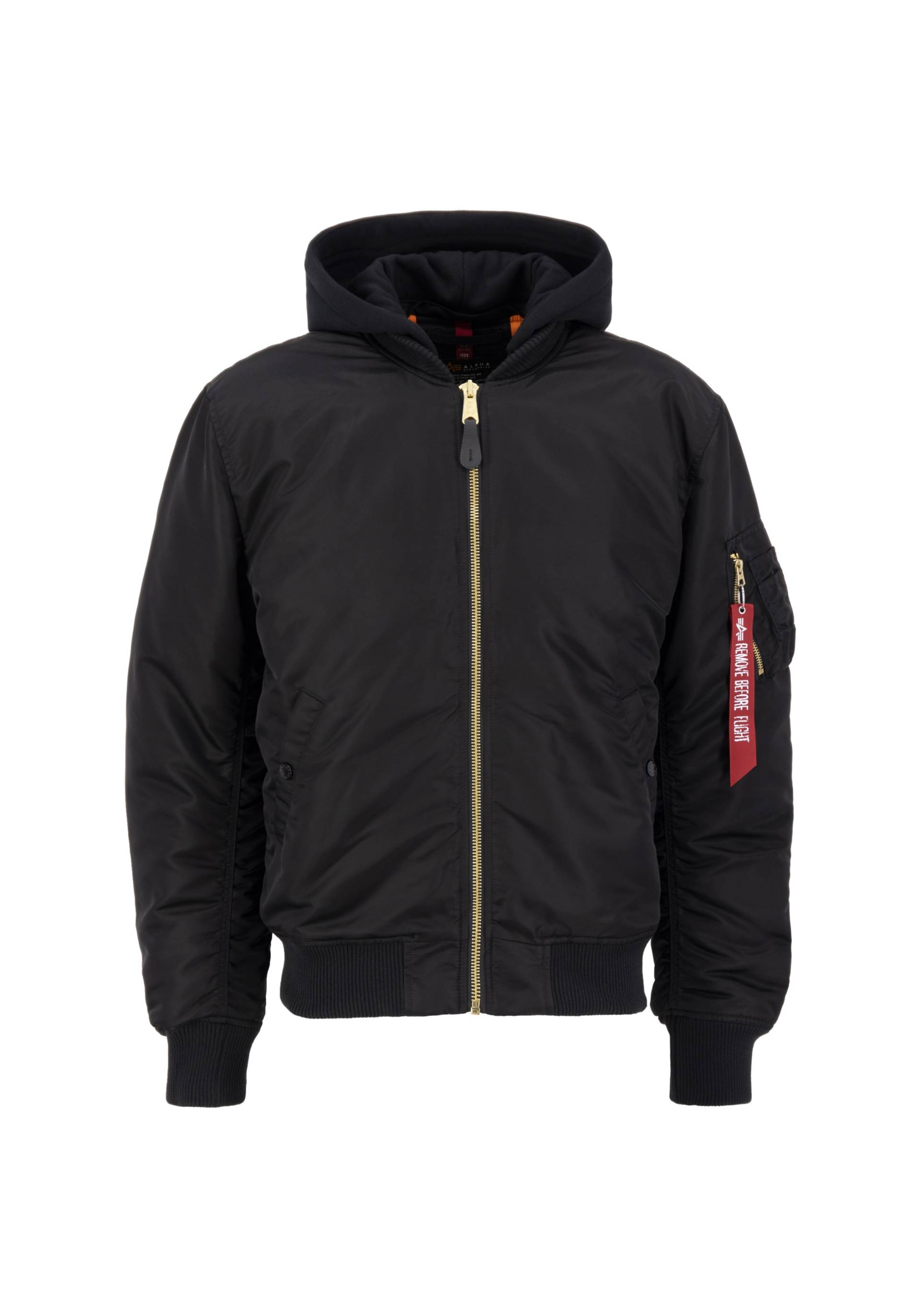 Alpha Industries Bomberjacke »Alpha Industries Men - Bomber Jackets MA-1 Zip Hood Back EMB« von alpha industries