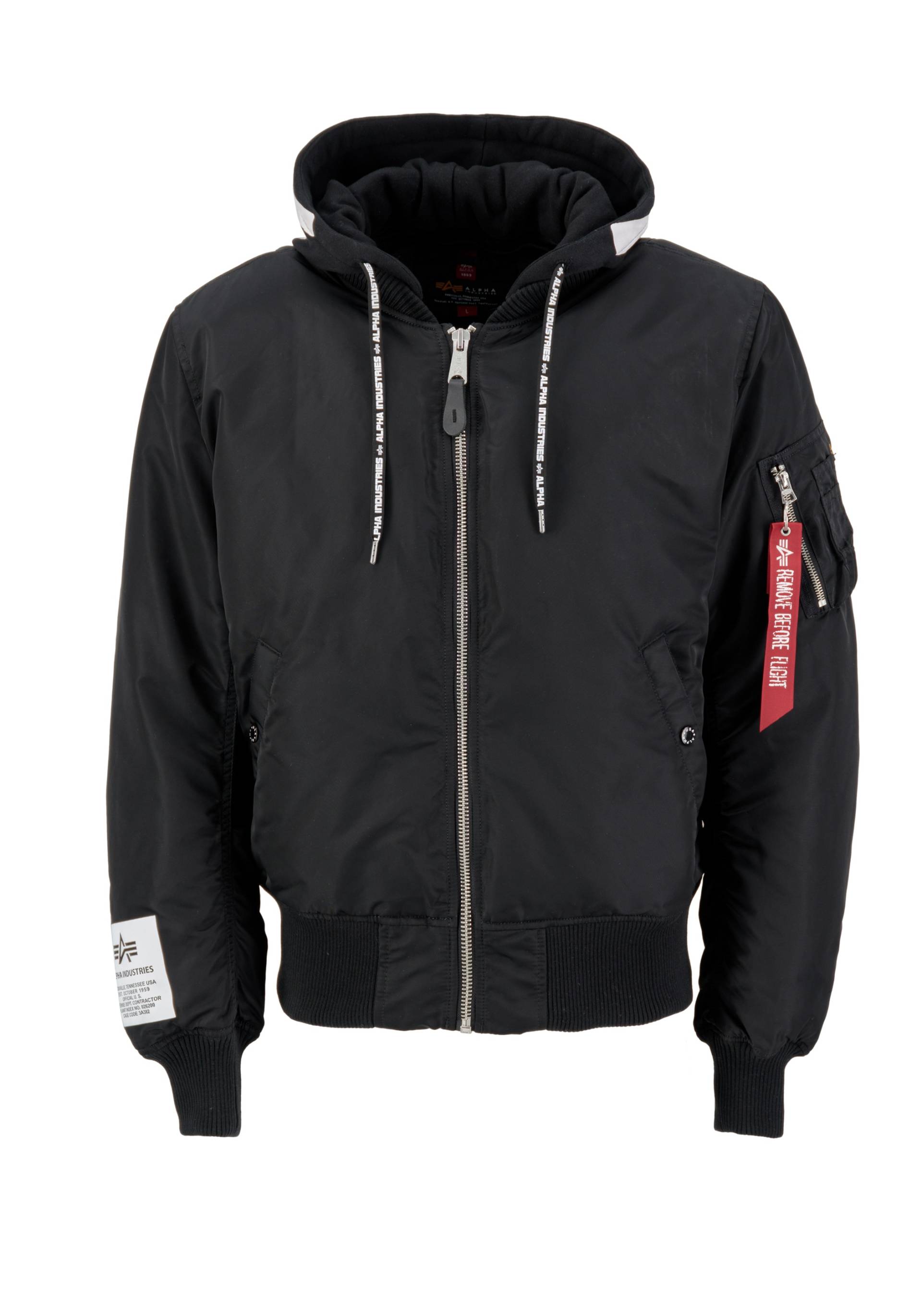 Alpha Industries Bomberjacke »Alpha Industries Men - Bomber Jackets MA-1 Zip Hood Print« von alpha industries