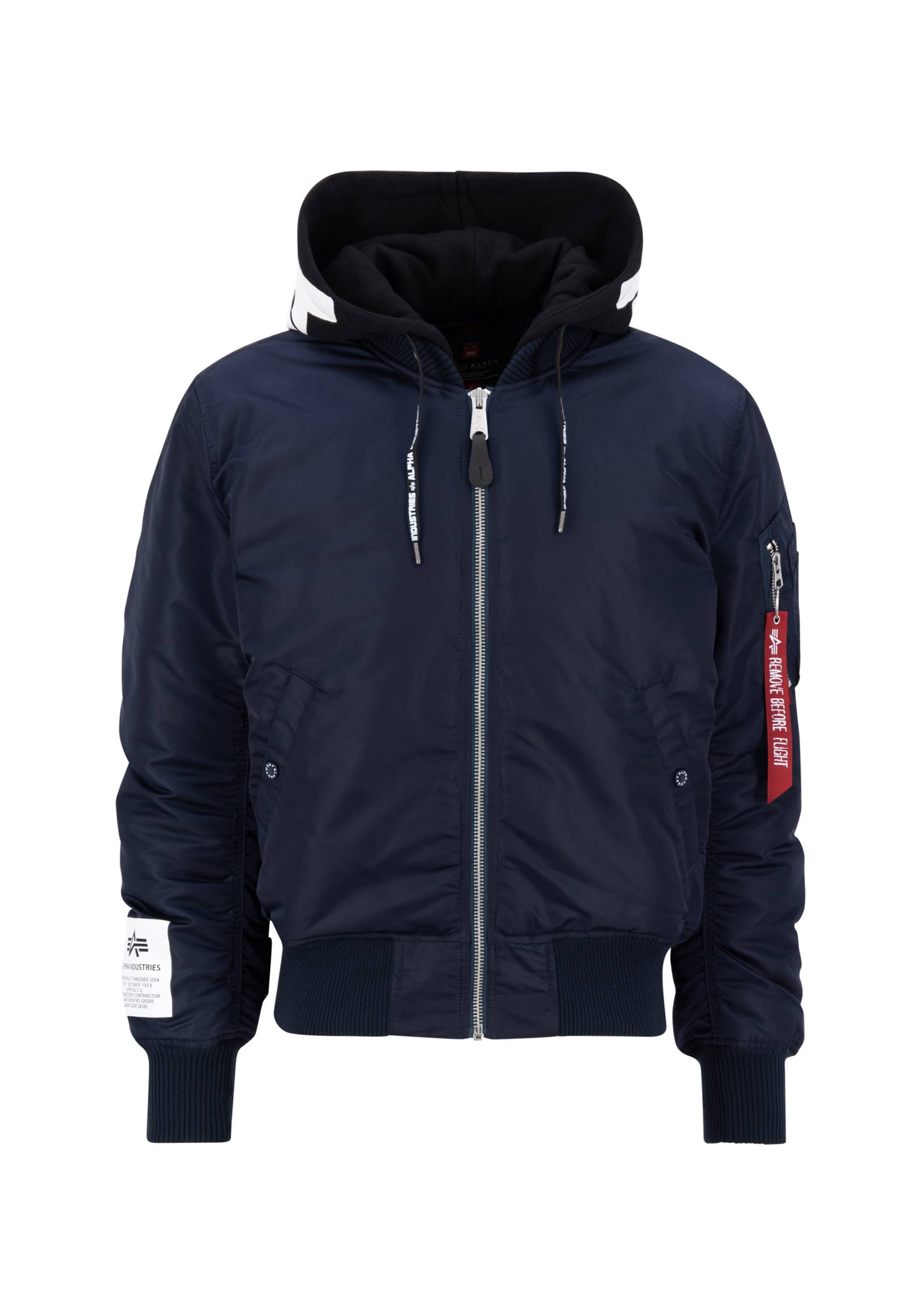 Alpha Industries Bomberjacke »Alpha Industries Men - Bomber Jackets MA-1 Zip Hood Print« von alpha industries