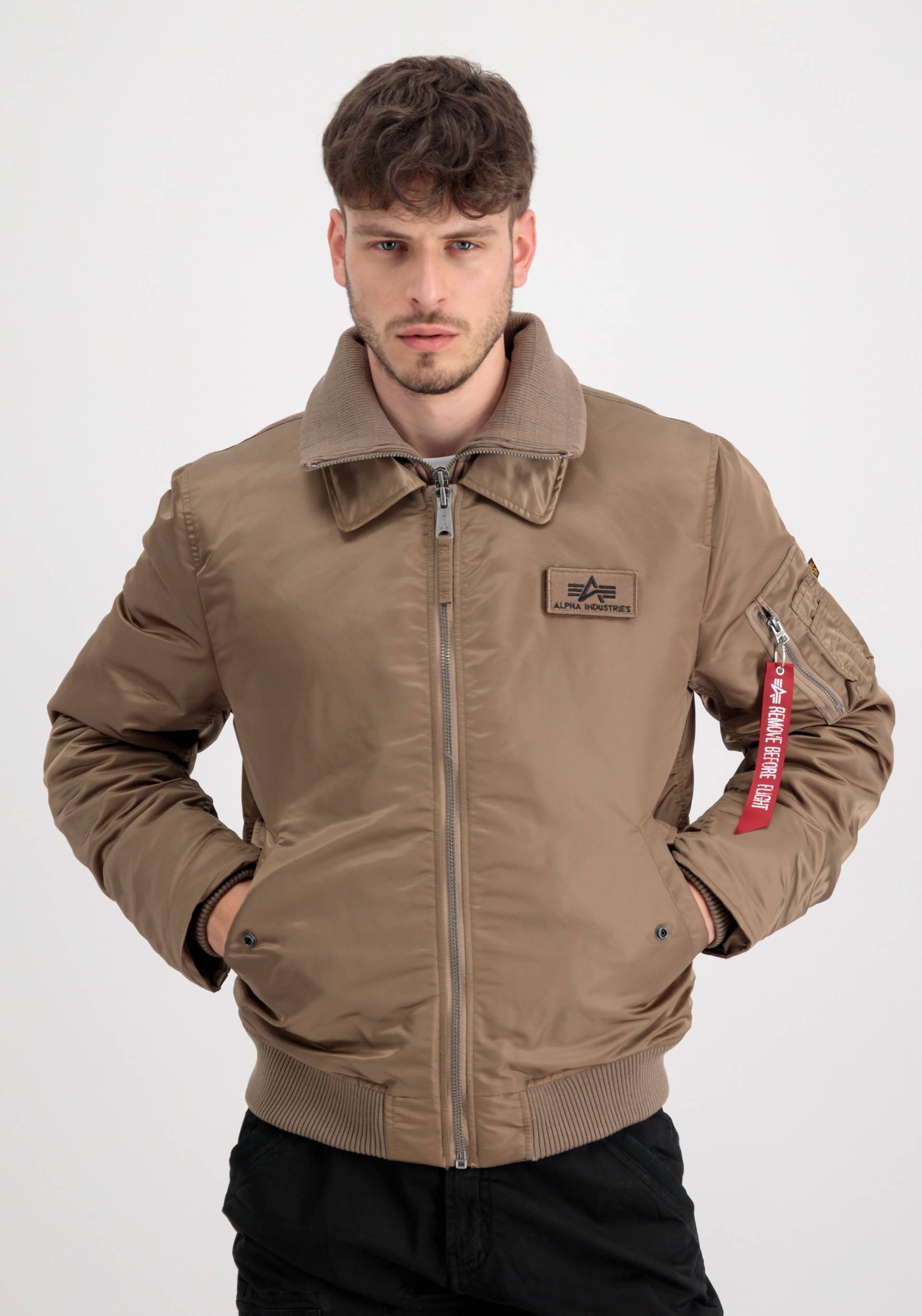 Alpha Industries Bomberjacke »Alpha Industries Men - Bomber Jackets CWU Jet Blast« von alpha industries