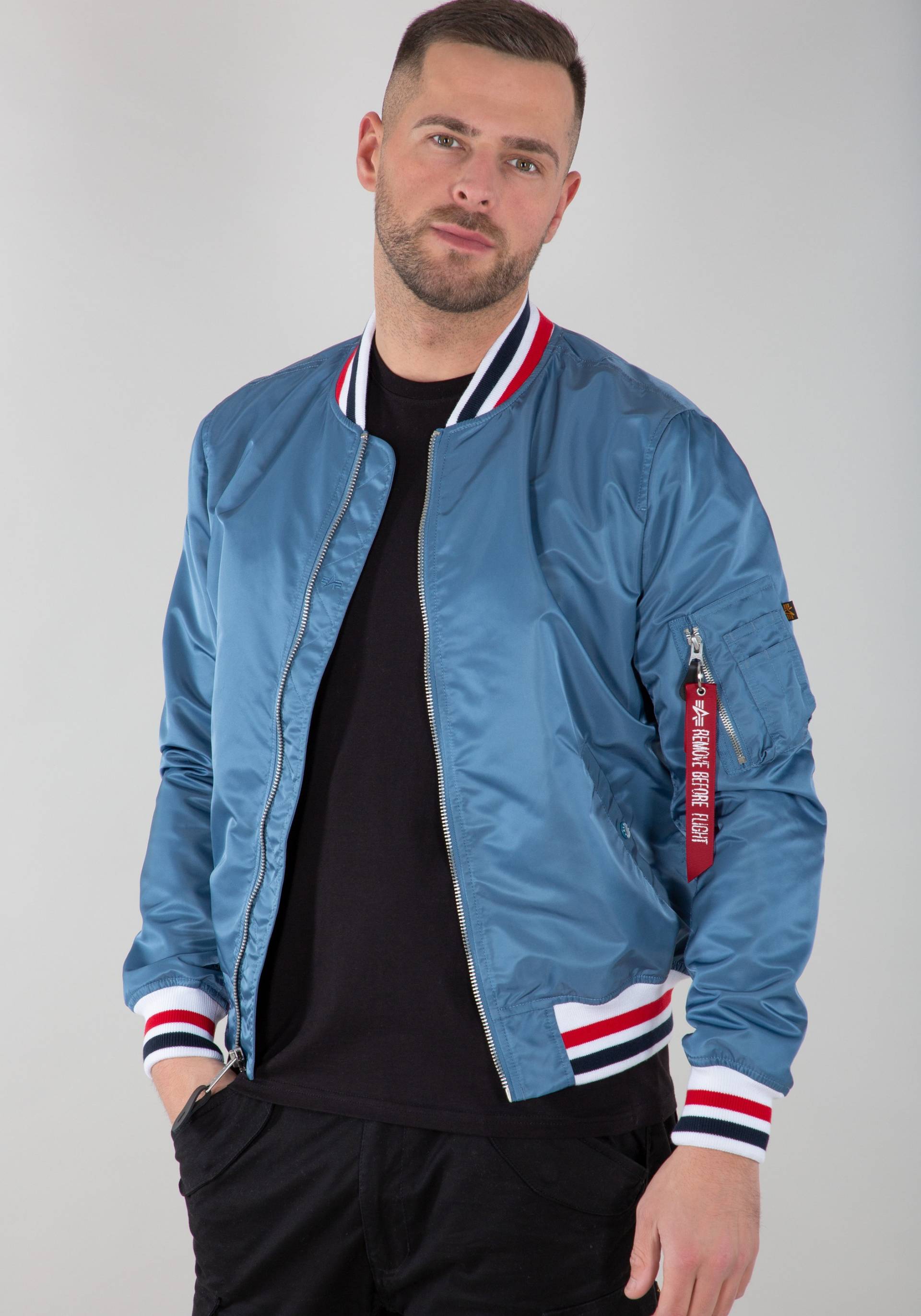 Alpha Industries Bomberjacke »Alpha Industries Men - Bomber Jackets MA-1 LW Tipped« von alpha industries