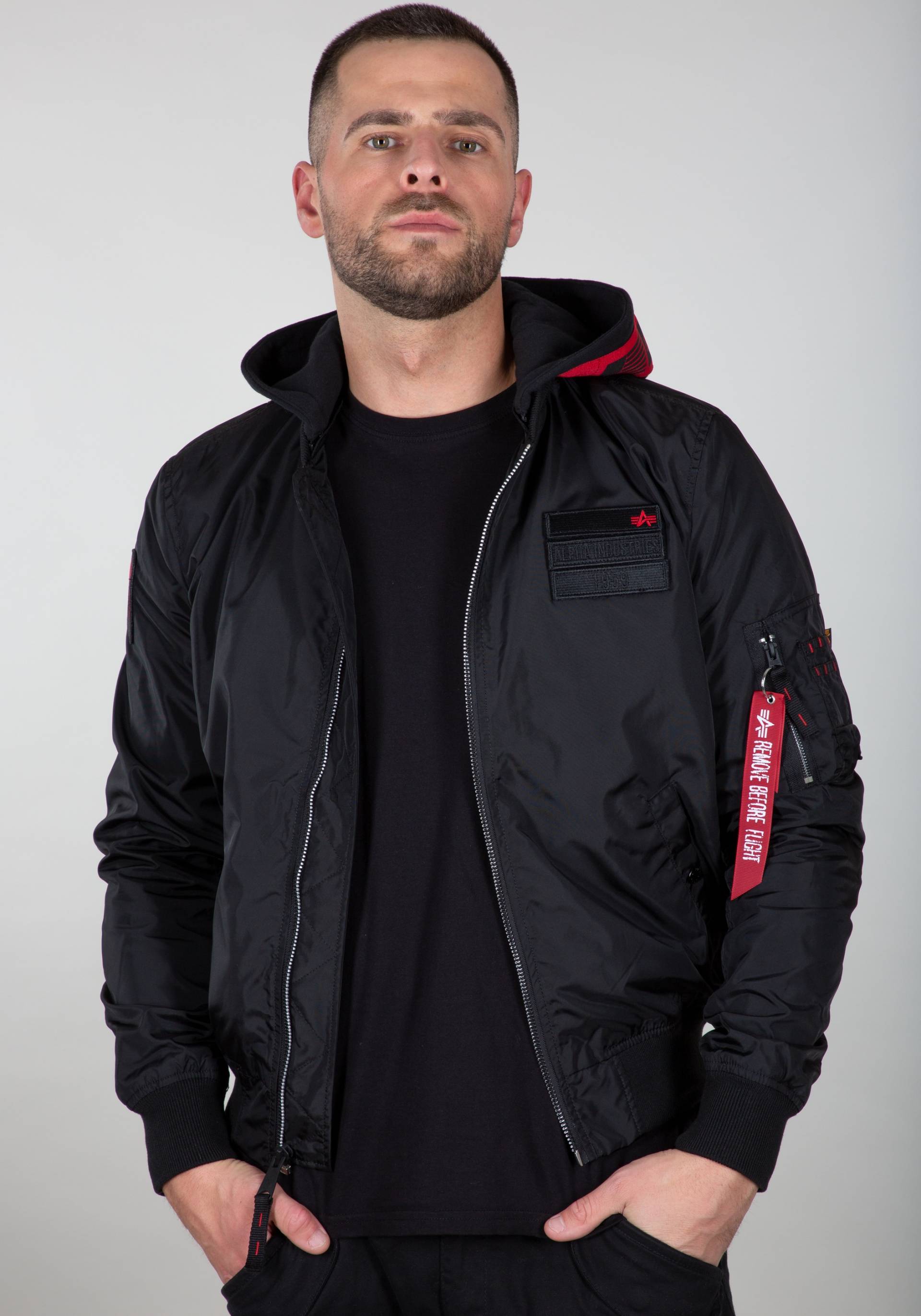 Alpha Industries Bomberjacke »Alpha Industries Men - Bomber Jackets MA-1 TT Hood Custom« von alpha industries