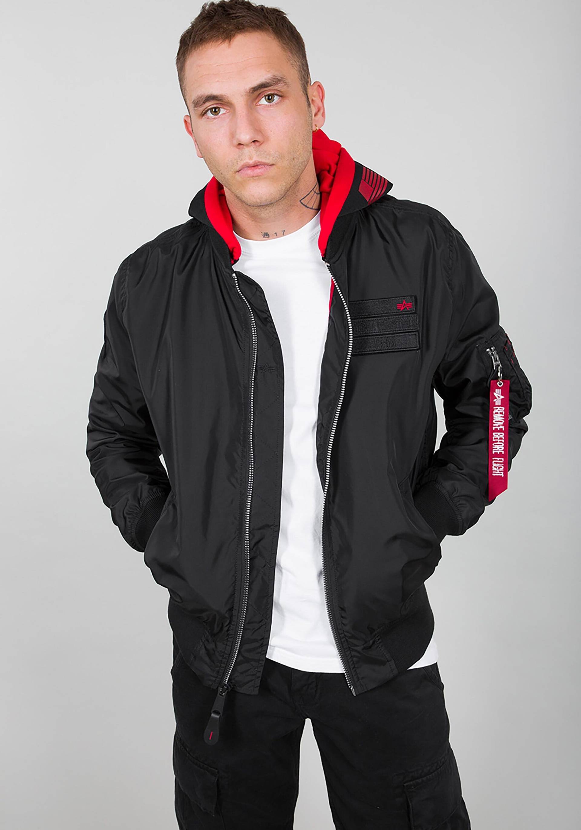 Alpha Industries Bomberjacke »Alpha Industries Men - Bomber Jackets MA-1 TT Hood Custom« von alpha industries