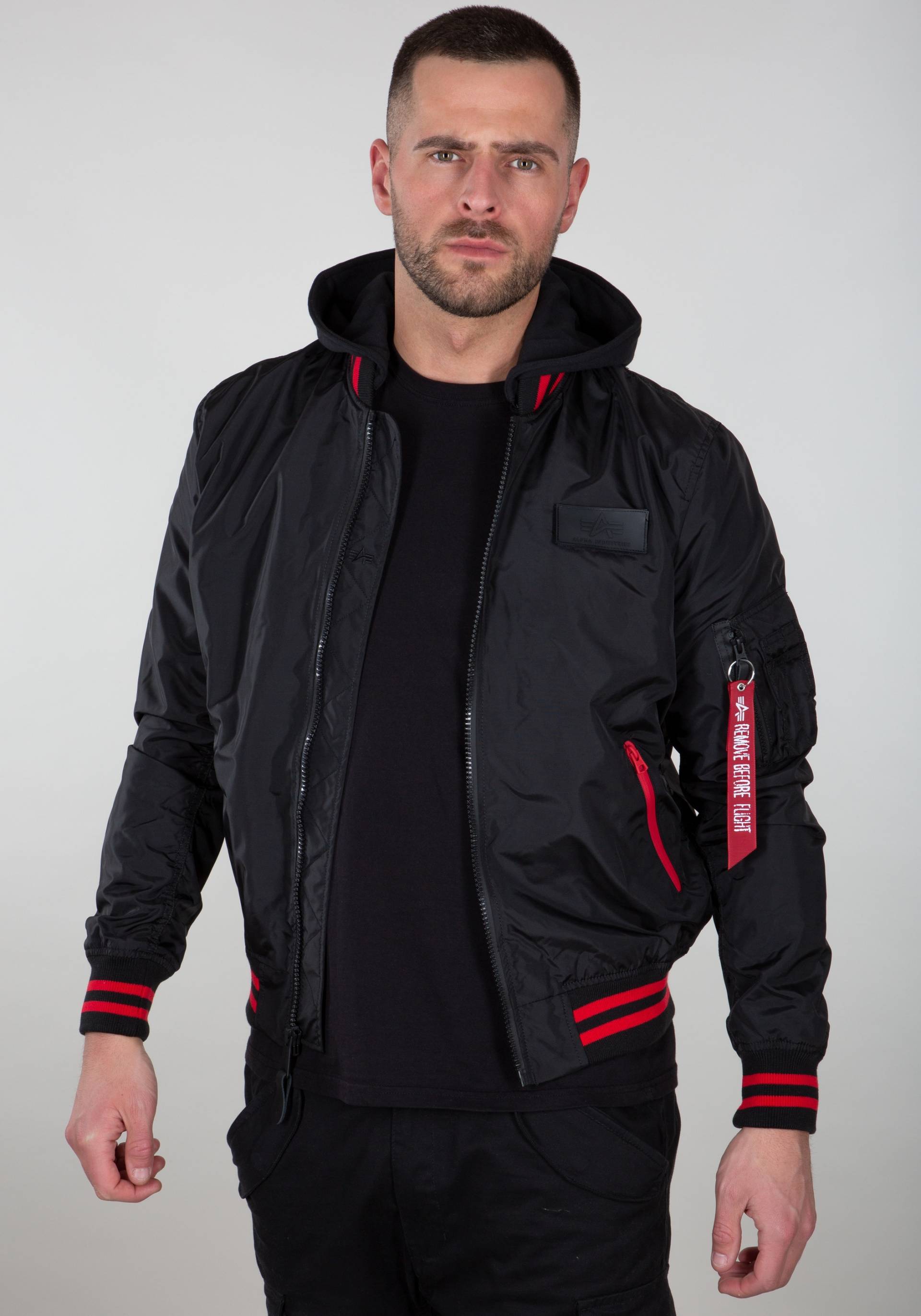 Alpha Industries Bomberjacke »Alpha Industries Men - Bomber Jackets MA-1 TT Hood Defense« von alpha industries