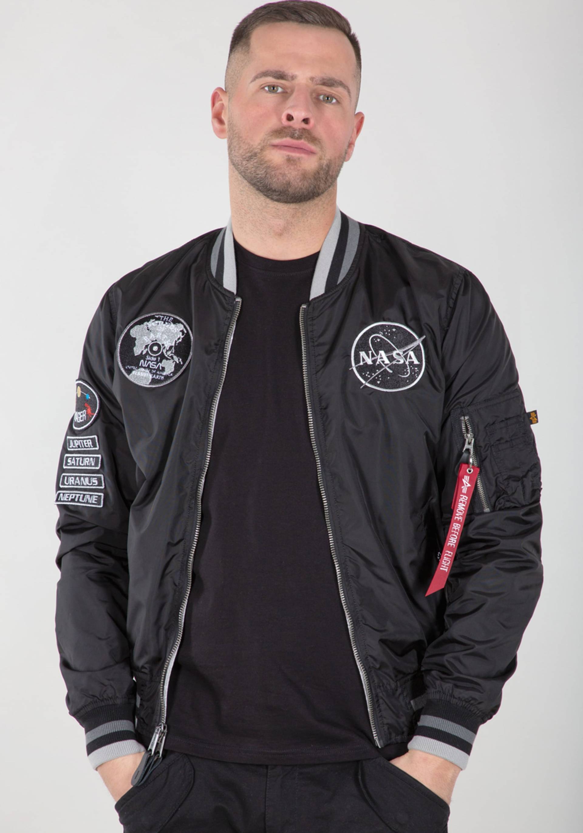 Alpha Industries Bomberjacke »Alpha Industries Men - Bomber Jackets MA-1 NASA Voyager Rev.« von alpha industries