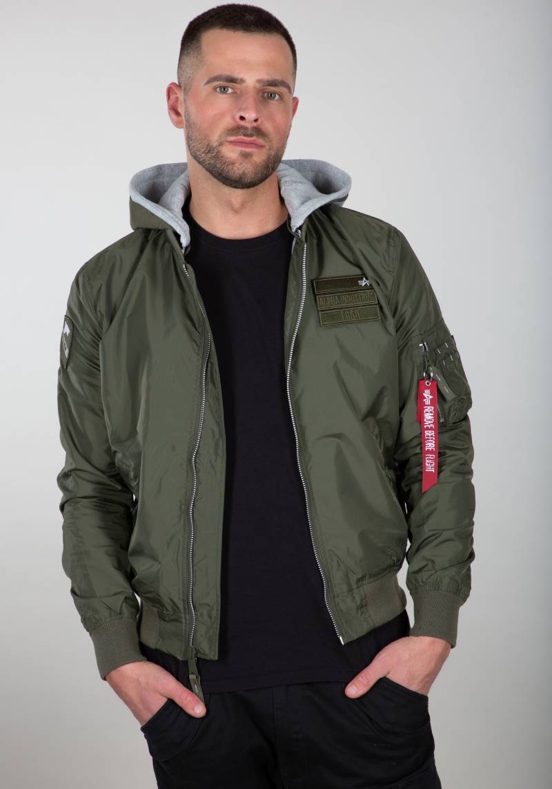 Alpha Industries Bomberjacke »Alpha Industries Men - Bomber Jackets MA-1 TT Hood Custom« von alpha industries