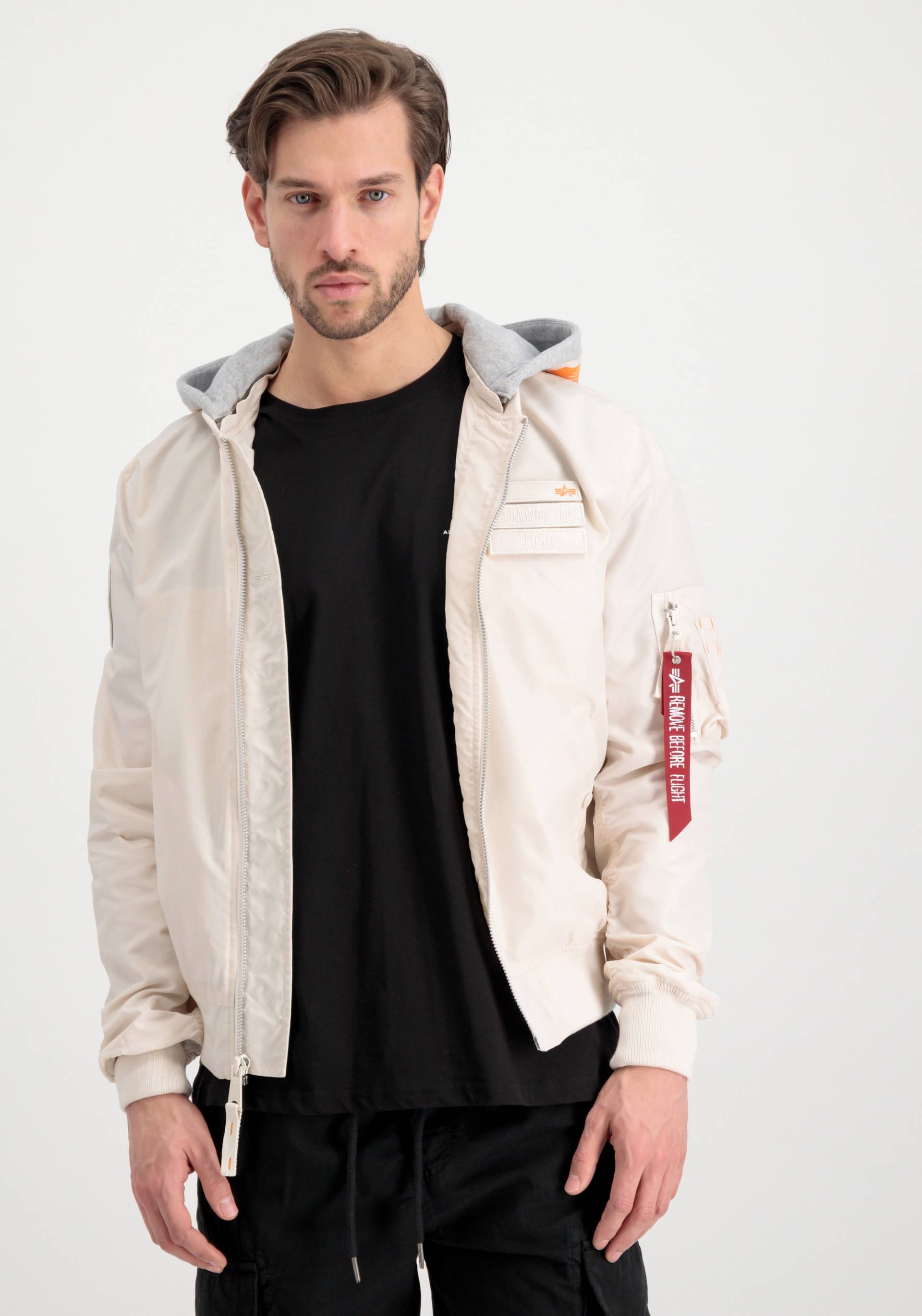 Alpha Industries Bomberjacke »Alpha Industries Men - Bomber Jackets MA-1 TT Hood Custom« von alpha industries