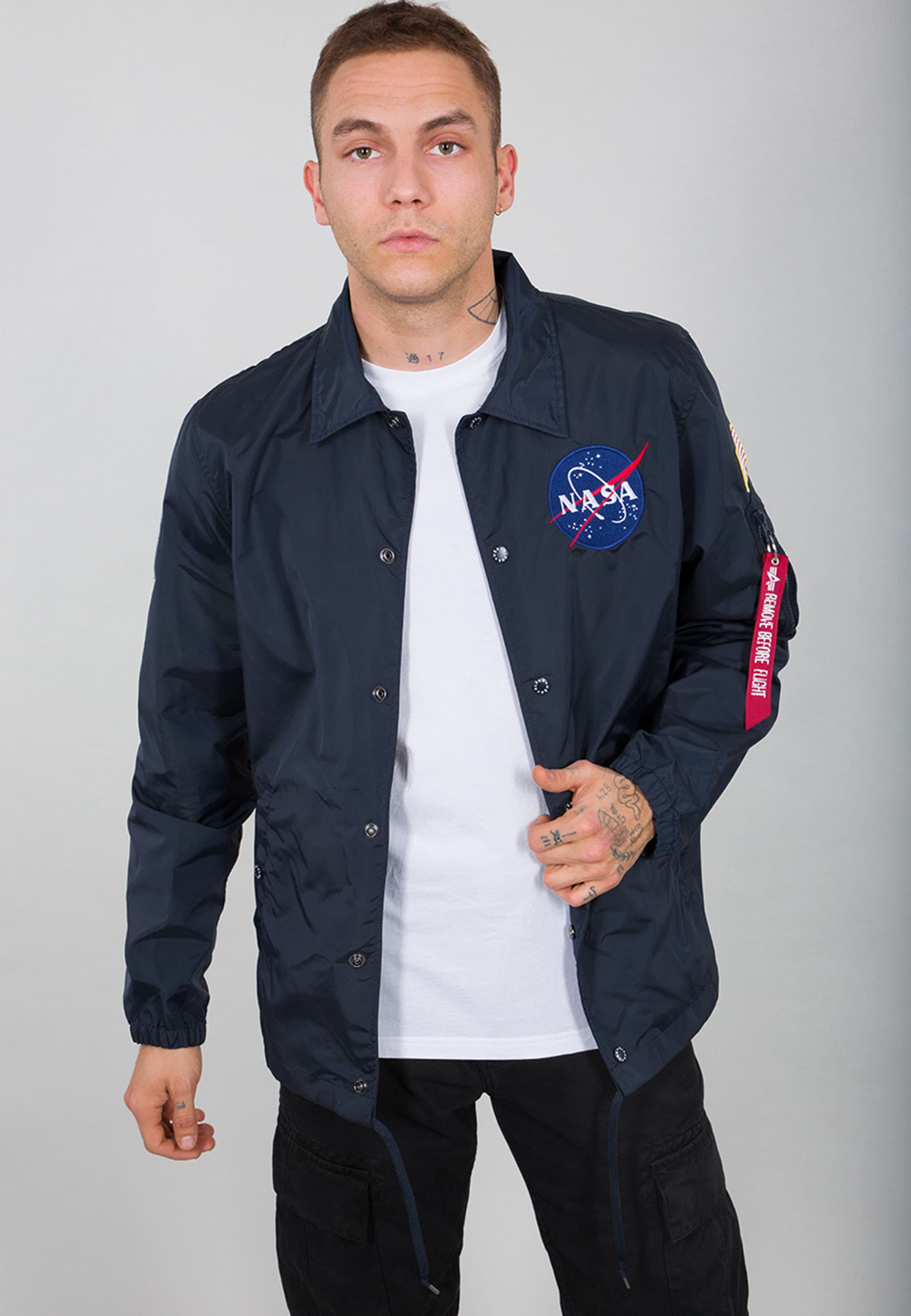 Alpha Industries Bomberjacke »Alpha Industries Men - Outdoor Jackets NASA Coach Jacket« von alpha industries