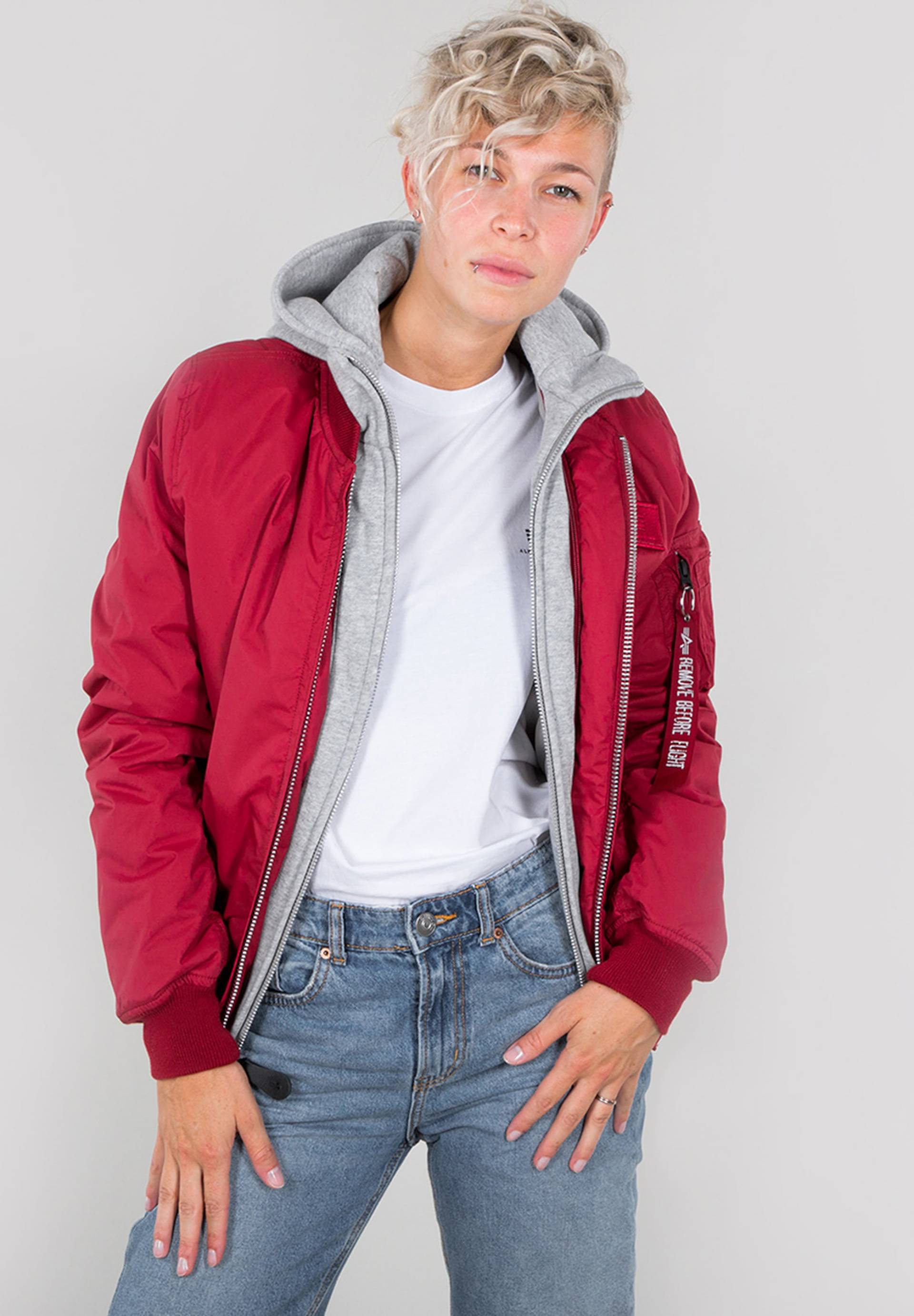 Alpha Industries Bomberjacke »Alpha Industries Women - Bomber Jackets MA-1 D-Tec BN Wmn« von alpha industries