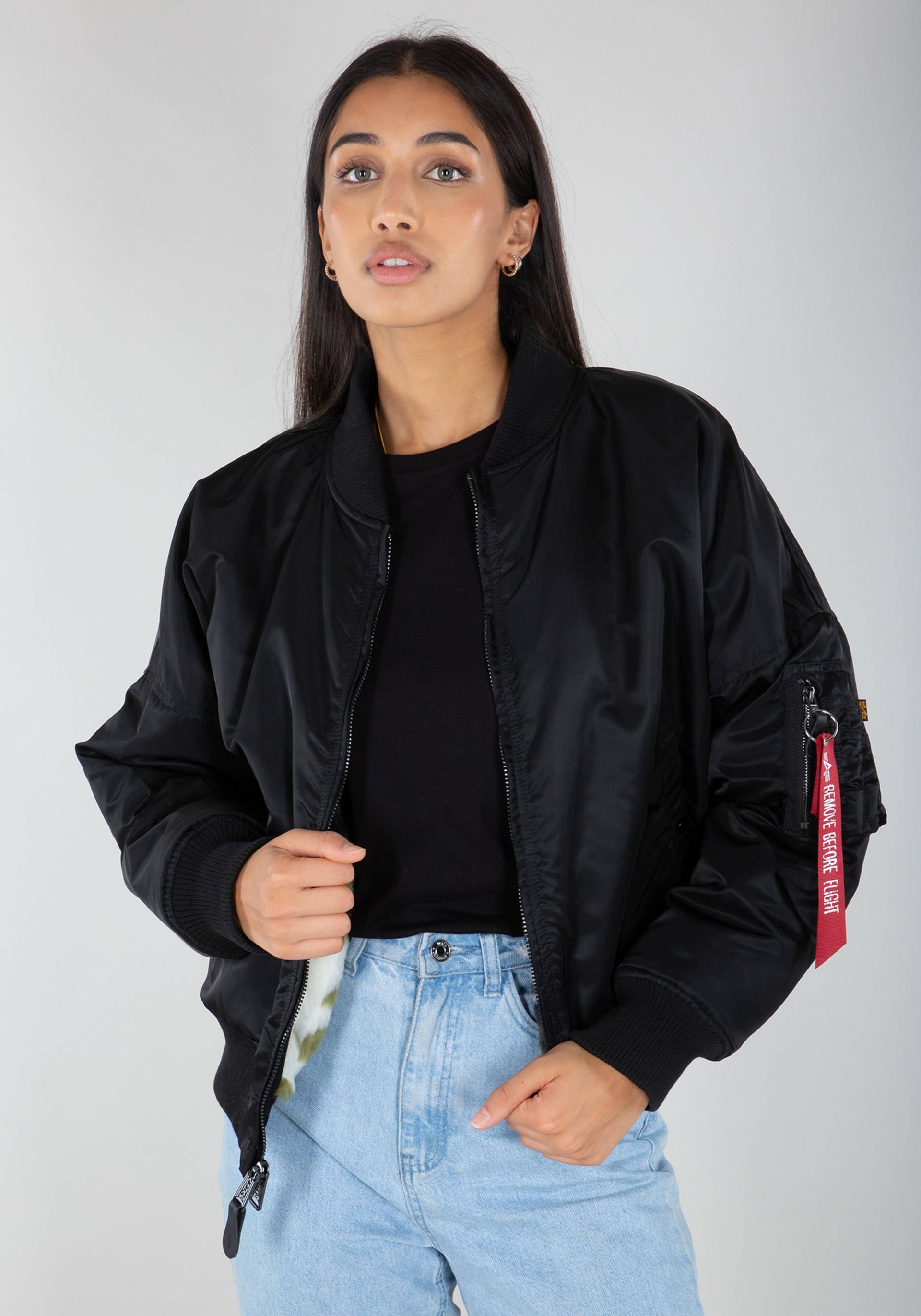 Alpha Industries Bomberjacke »Alpha Industries Women - Bomber Jackets MA-1 OS Rev.Fur Wmn« von alpha industries