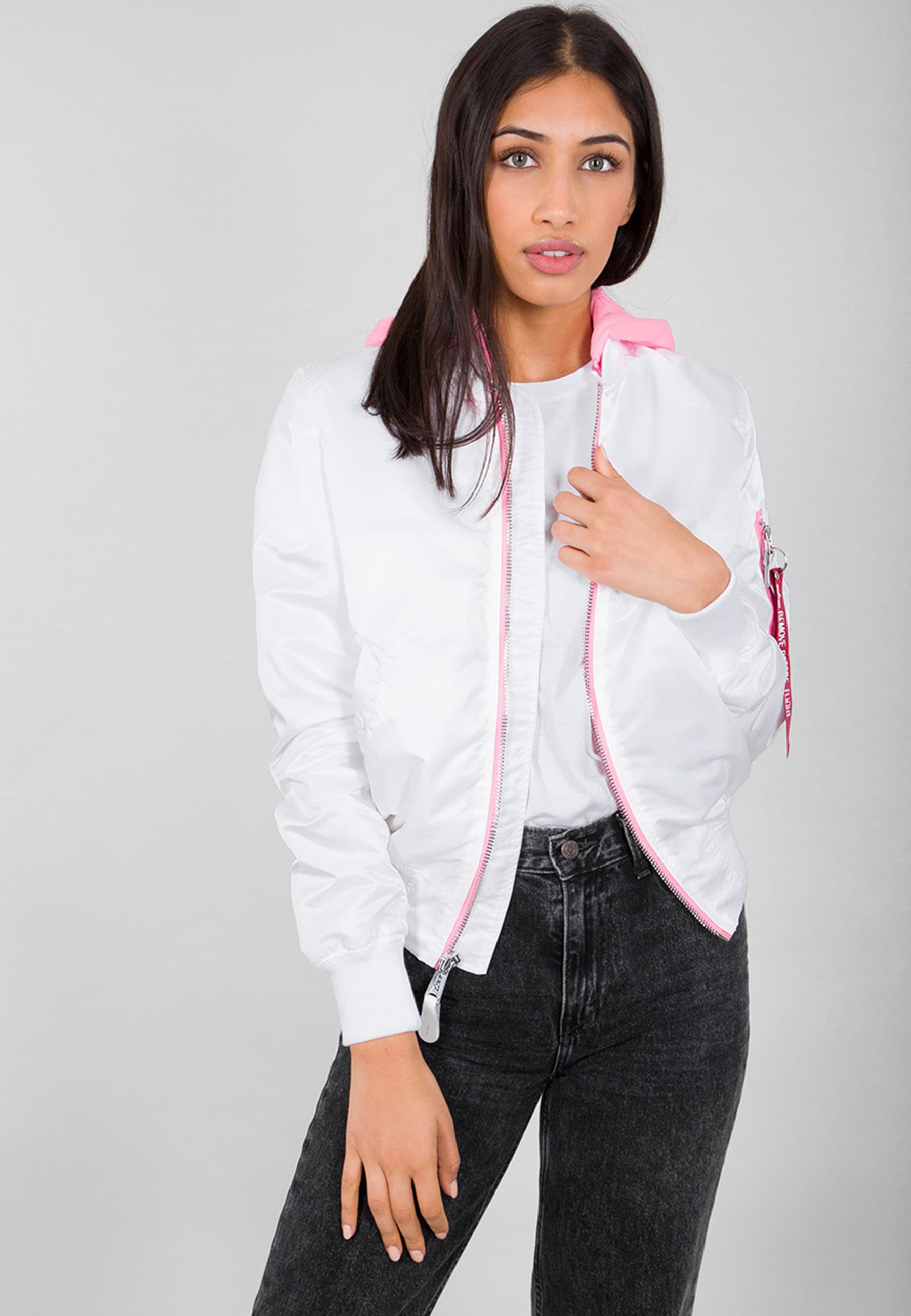 Alpha Industries Bomberjacke »Alpha Industries Women - Bomber Jackets MA-1 Hooded Wmn« von alpha industries