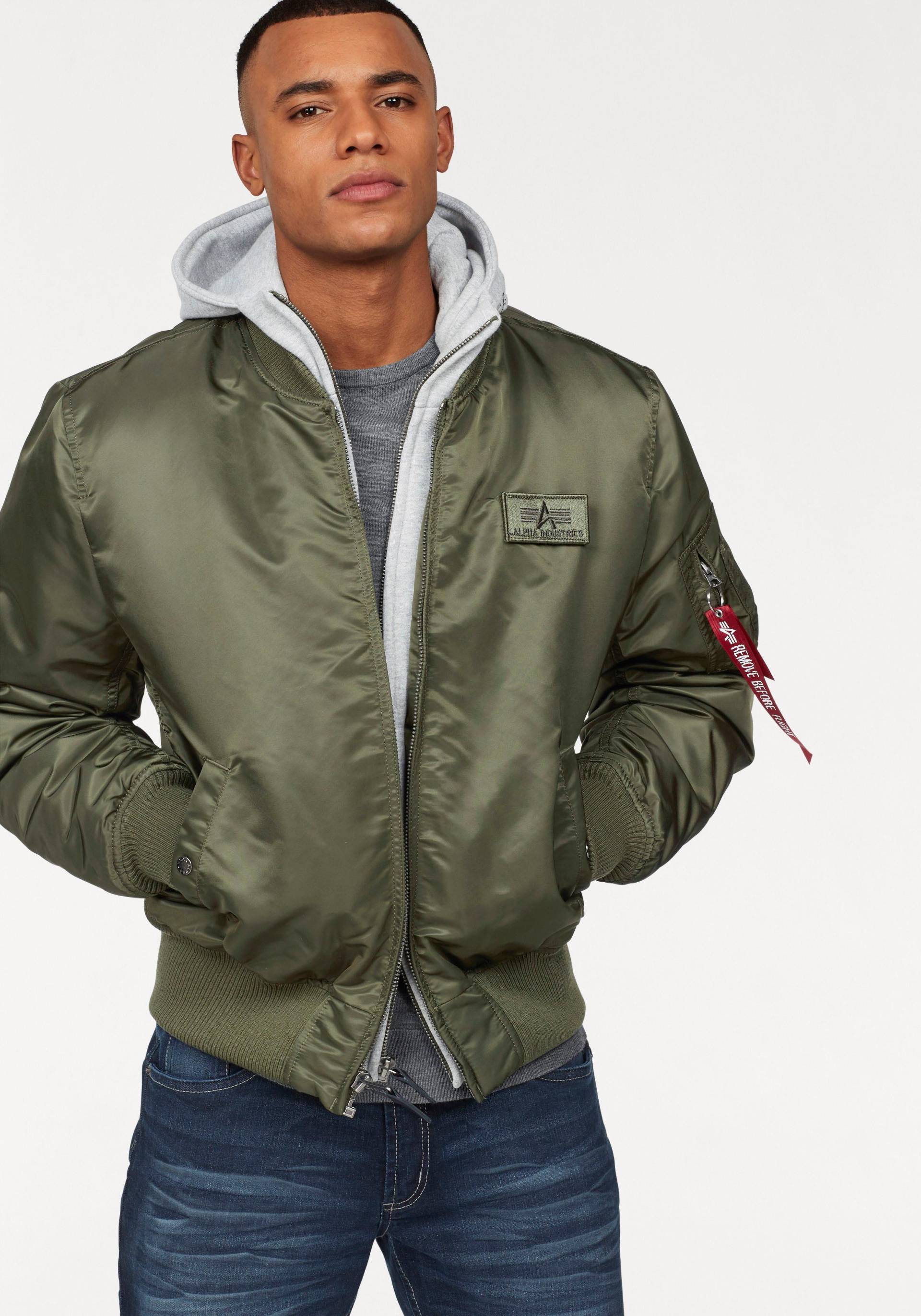 Alpha Industries Bomberjacke »MA-1 D-TEC«, mit Kapuze von alpha industries