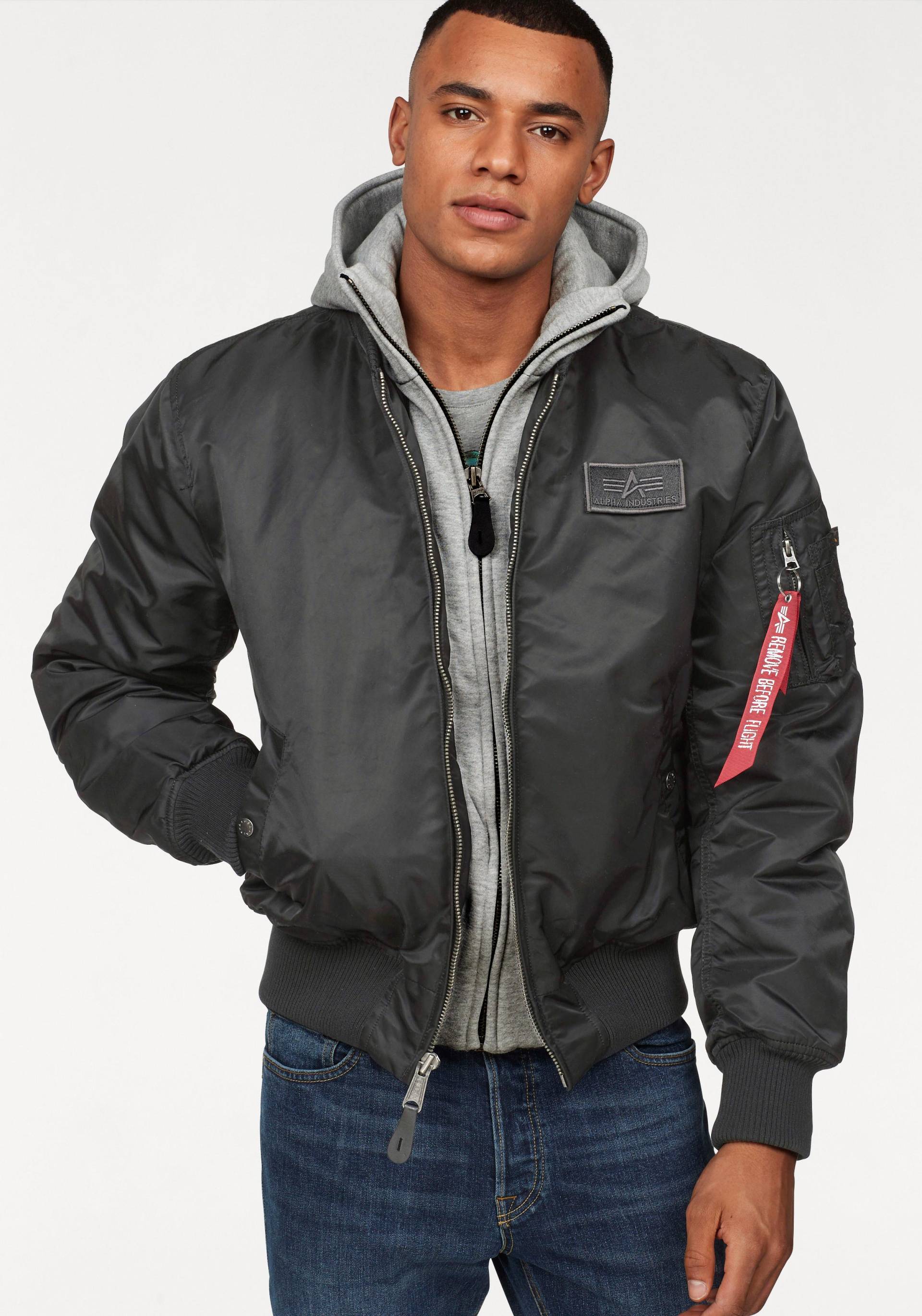 Alpha Industries Bomberjacke »MA-1 D-TEC«, mit Kapuze von alpha industries