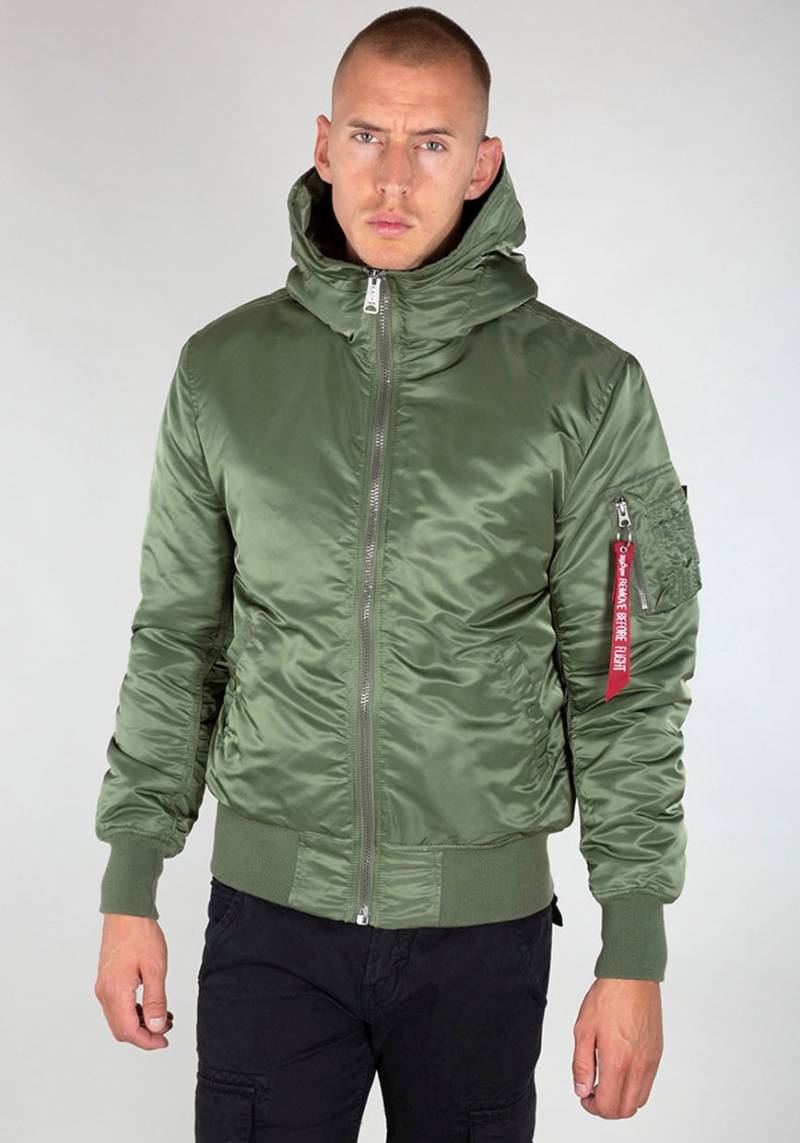 Alpha Industries Bomberjacke »MA-1 HOODED«, mit Kapuze von alpha industries