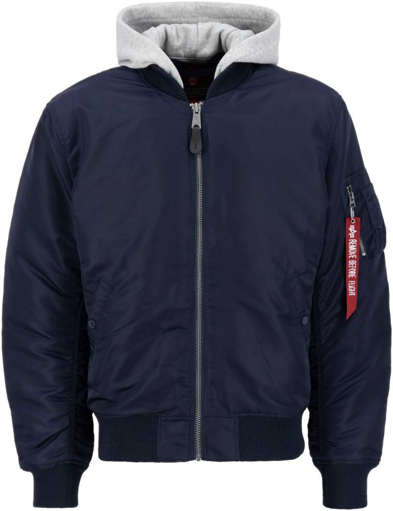 Alpha Industries Bomberjacke »MA-1 ZH Back EMB«, mit Kapuze von alpha industries