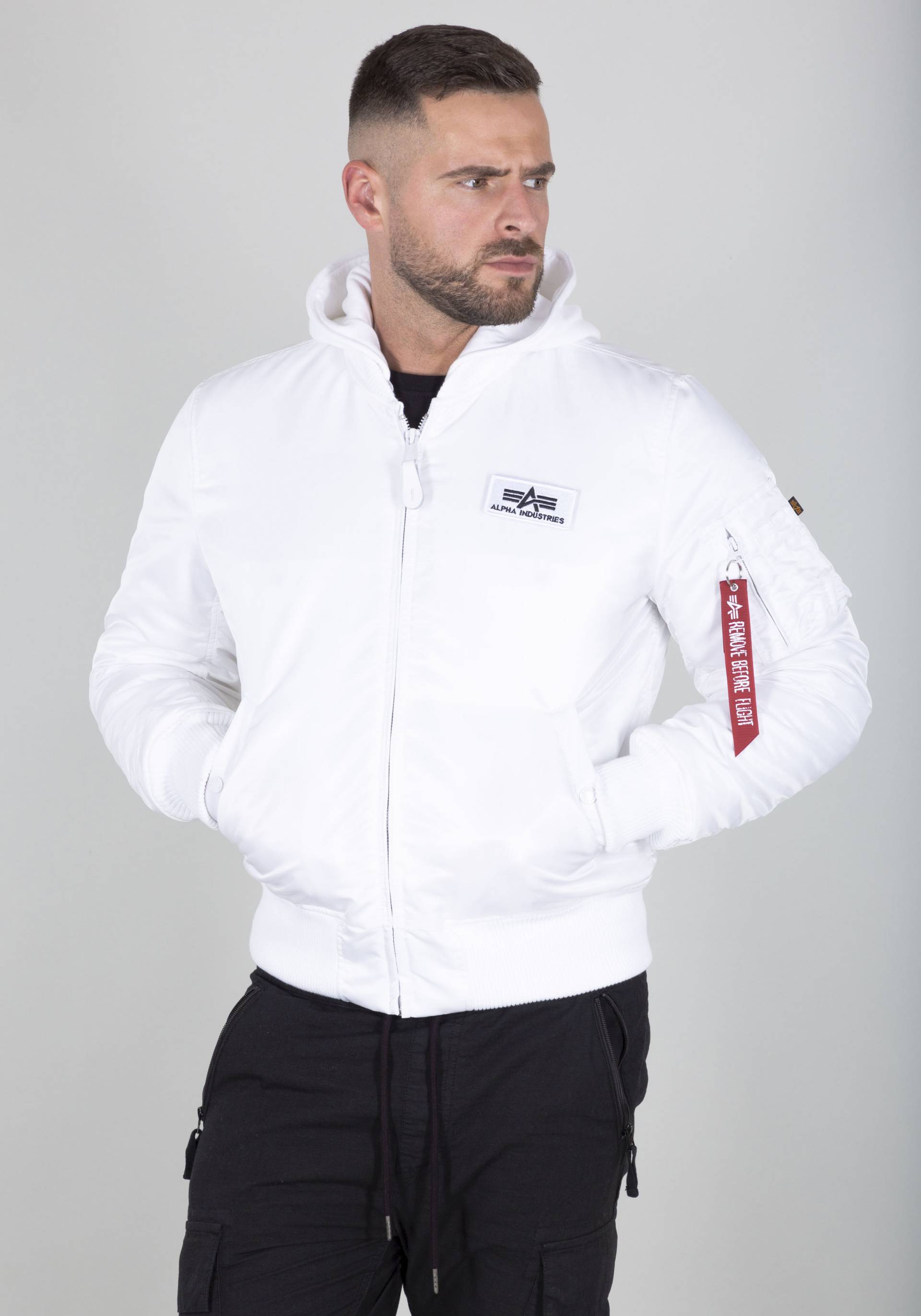Alpha Industries Bomberjacke »MA-1 ZH Back Print«, mit Kapuze Alpha Industries Bomberjacke »MA-1 ZH Back Print«, mit Kapuze von alpha industries