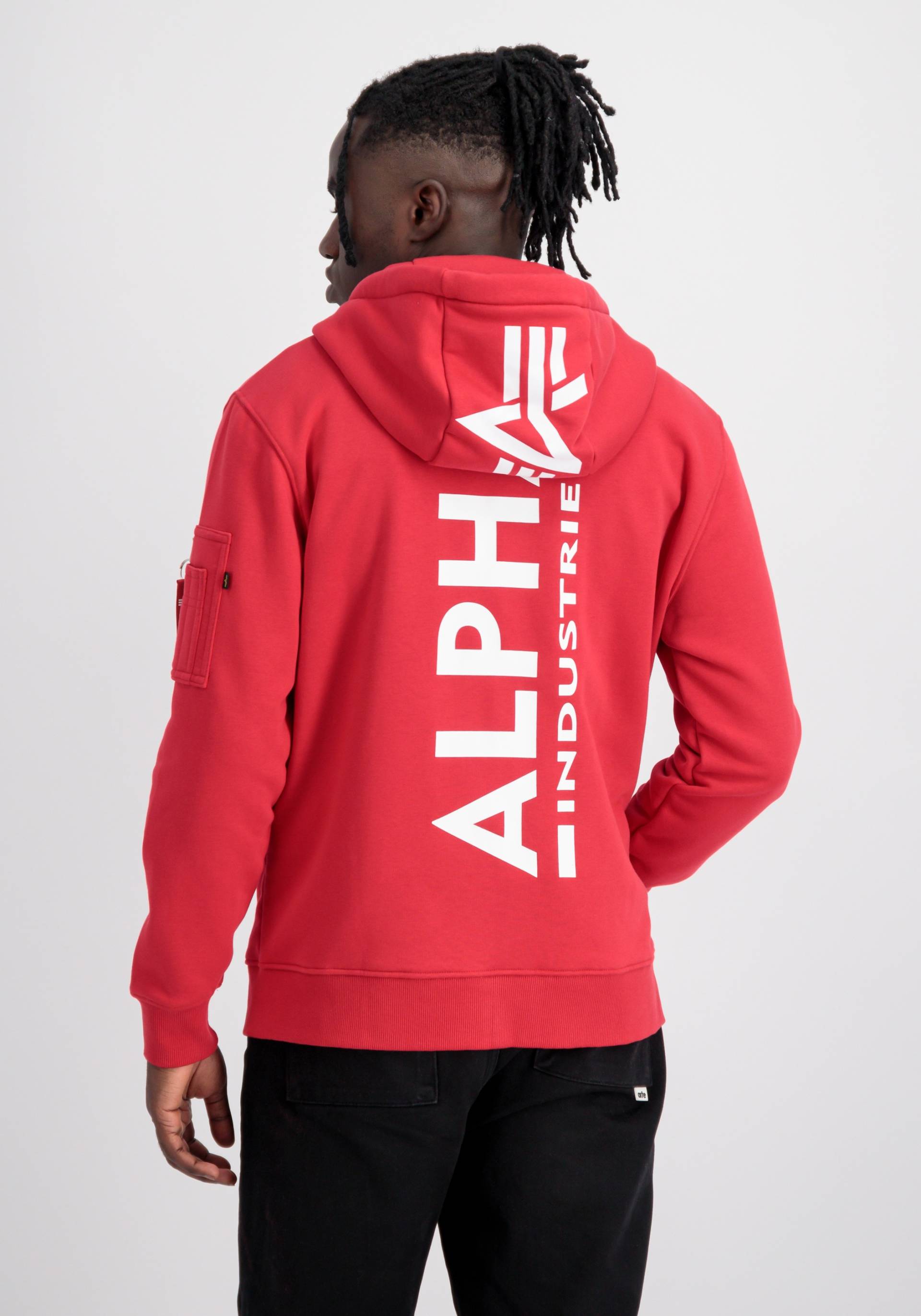 Alpha Industries Hoodie »Alpha Industries Men - Hoodies Back Print Zip Hoody« von alpha industries