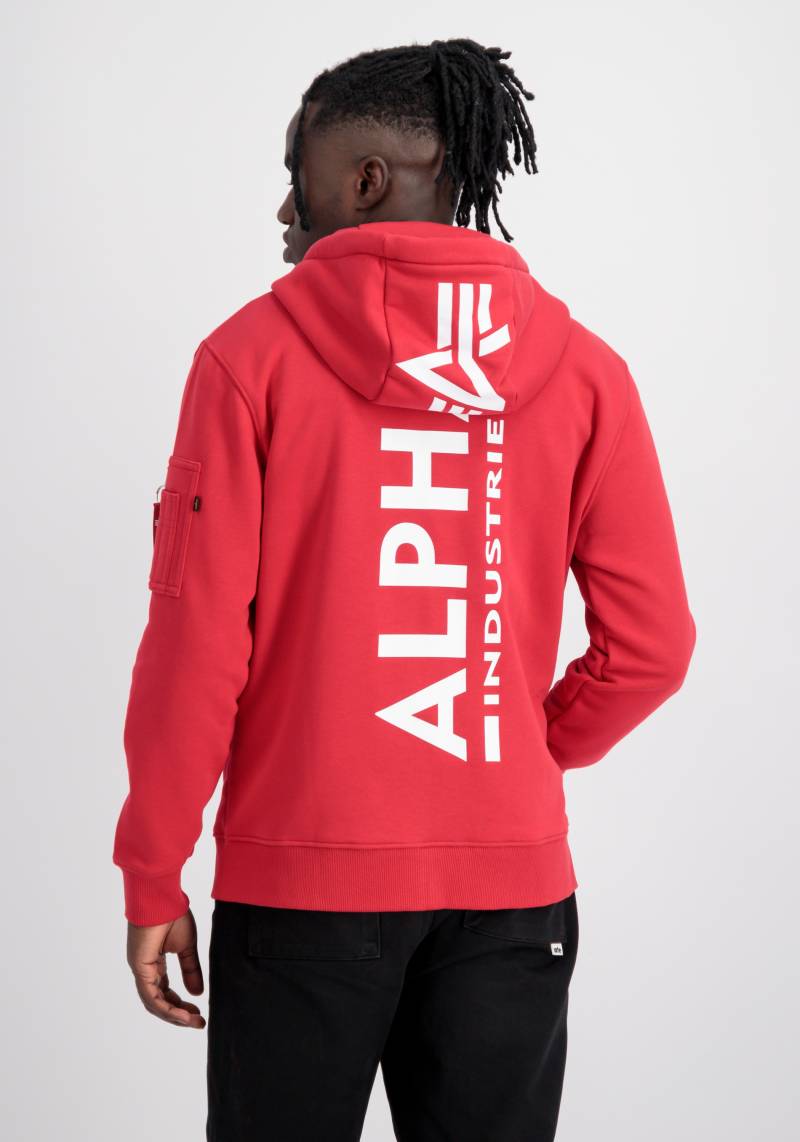 Alpha Industries Hoodie »Alpha Industries Men - Hoodies Back Print Zip Hoodie« von alpha industries