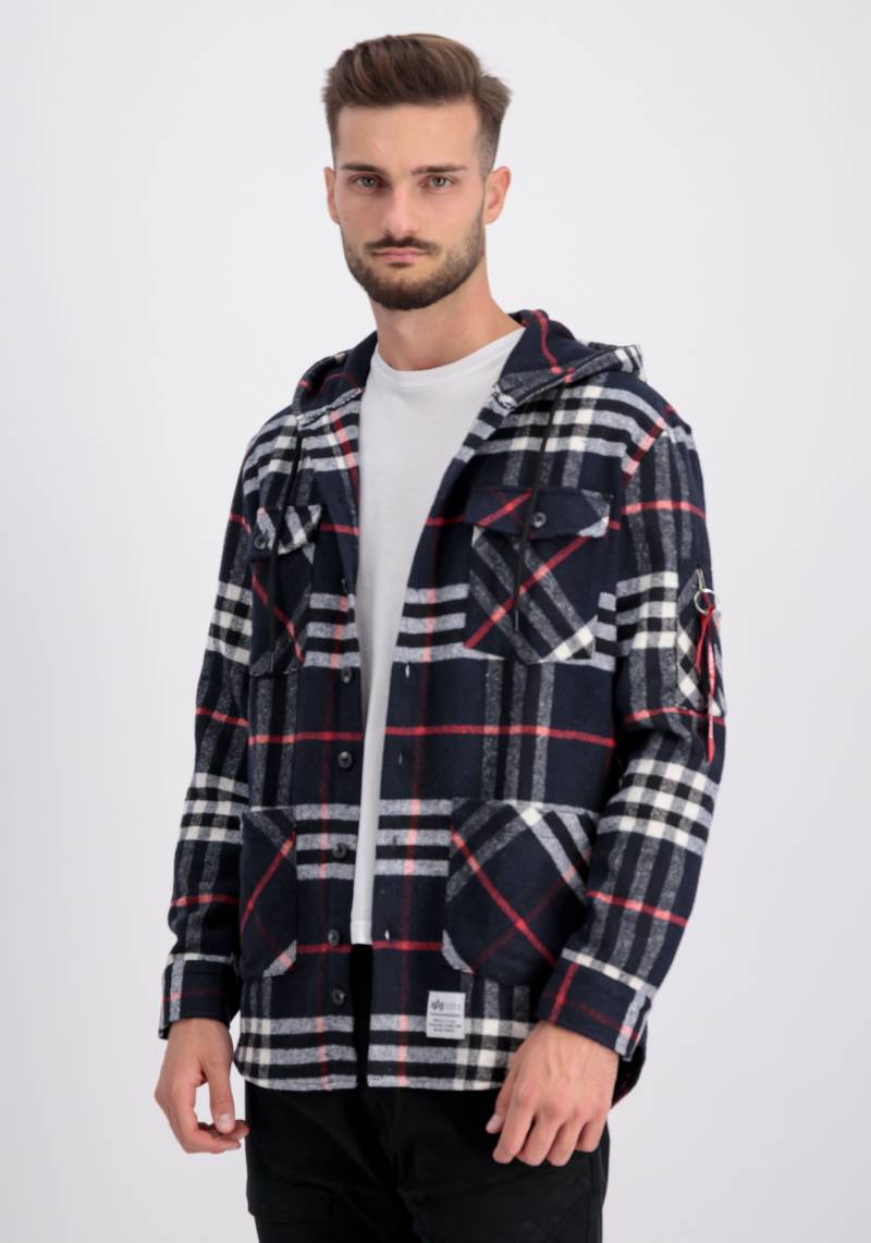 Alpha Industries Hoodie »Alpha Industries Men - Shirts Flannel Hoodie Shirt« von alpha industries