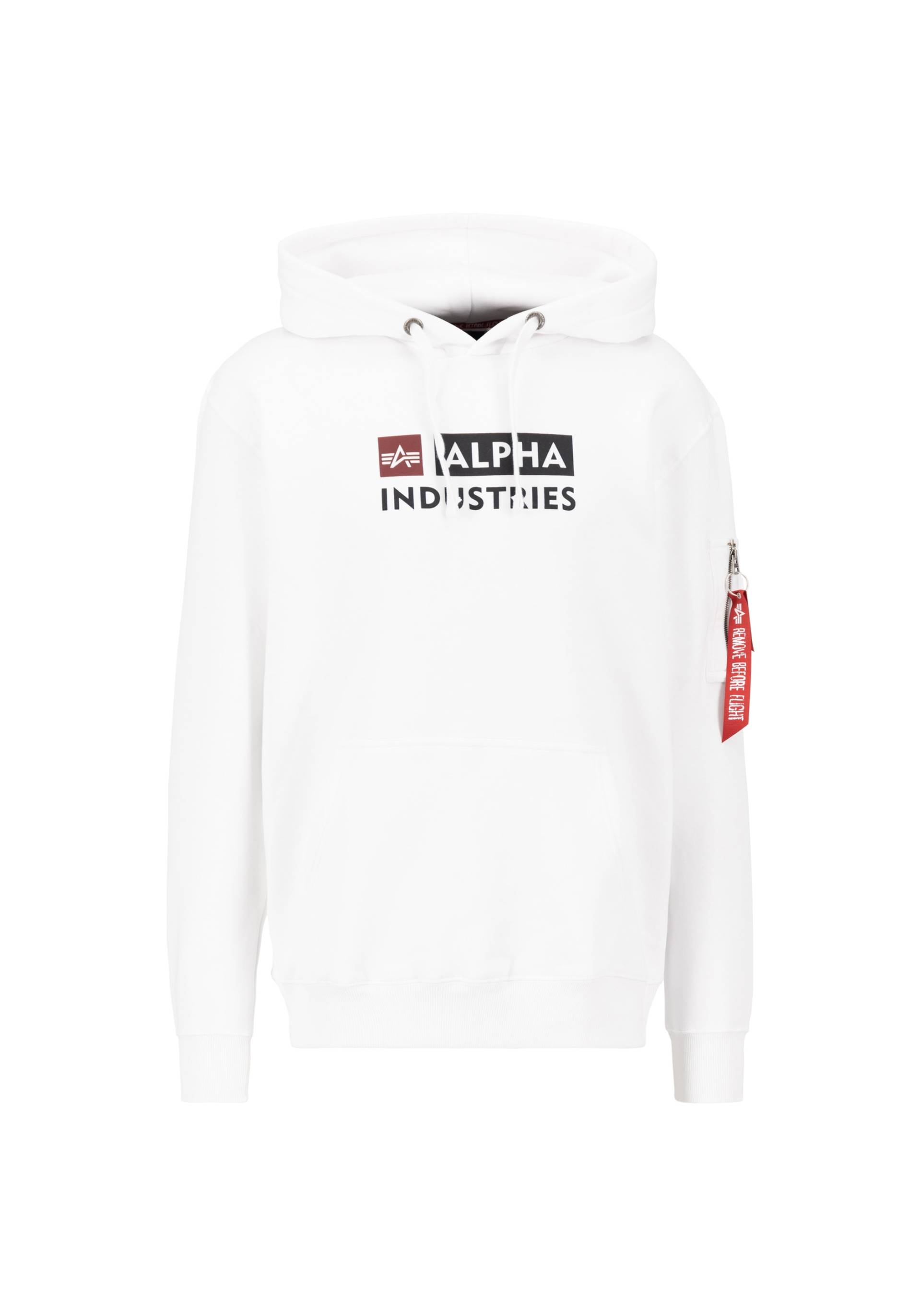 Alpha Industries Hoodie »Alpha Industries Men - Hoodies Alpha Block-Logo Hoodie« von alpha industries