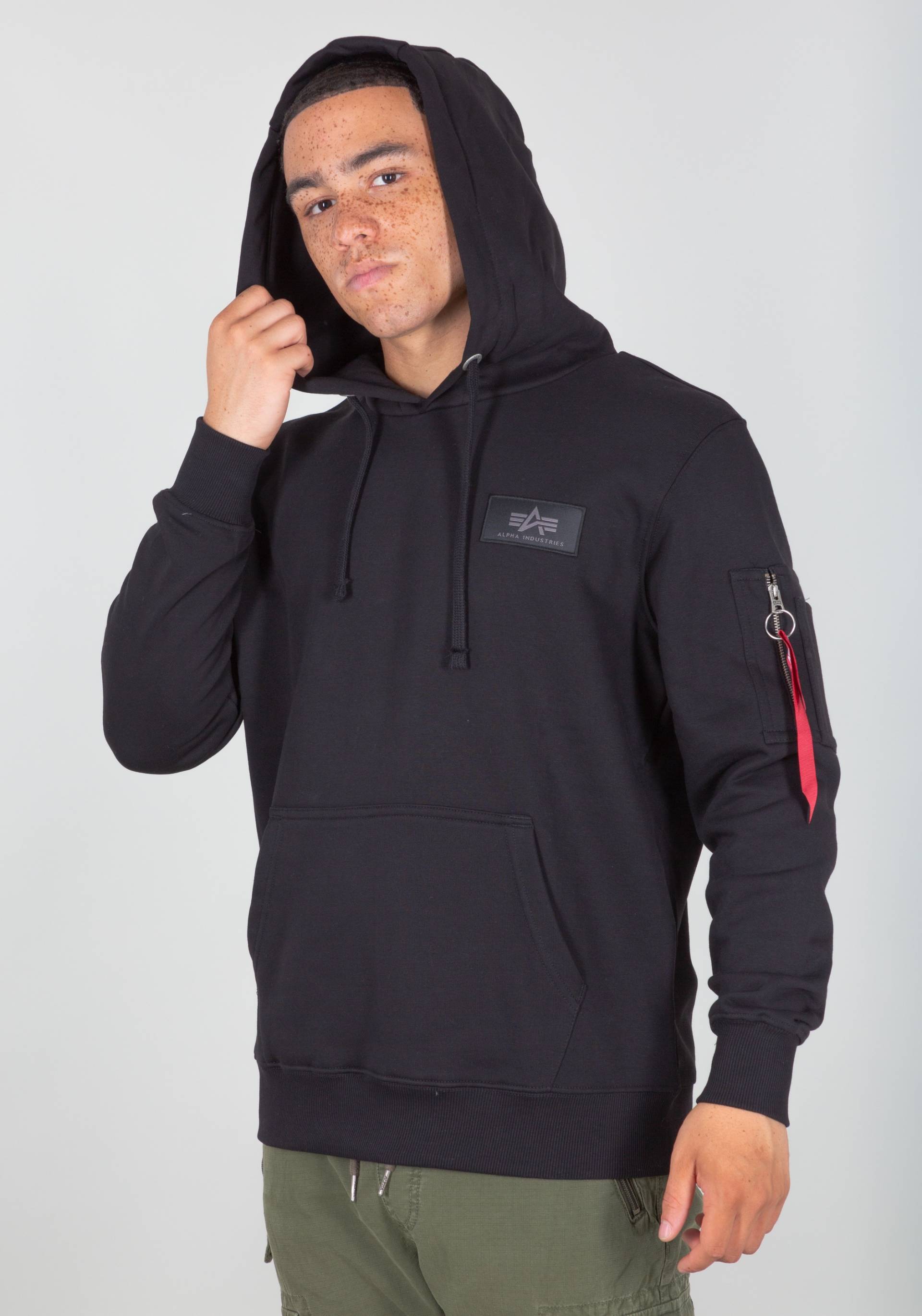 Alpha Industries Hoodie »Alpha Industries Men - Hoodies BP Hoodie Refl. Print« von alpha industries