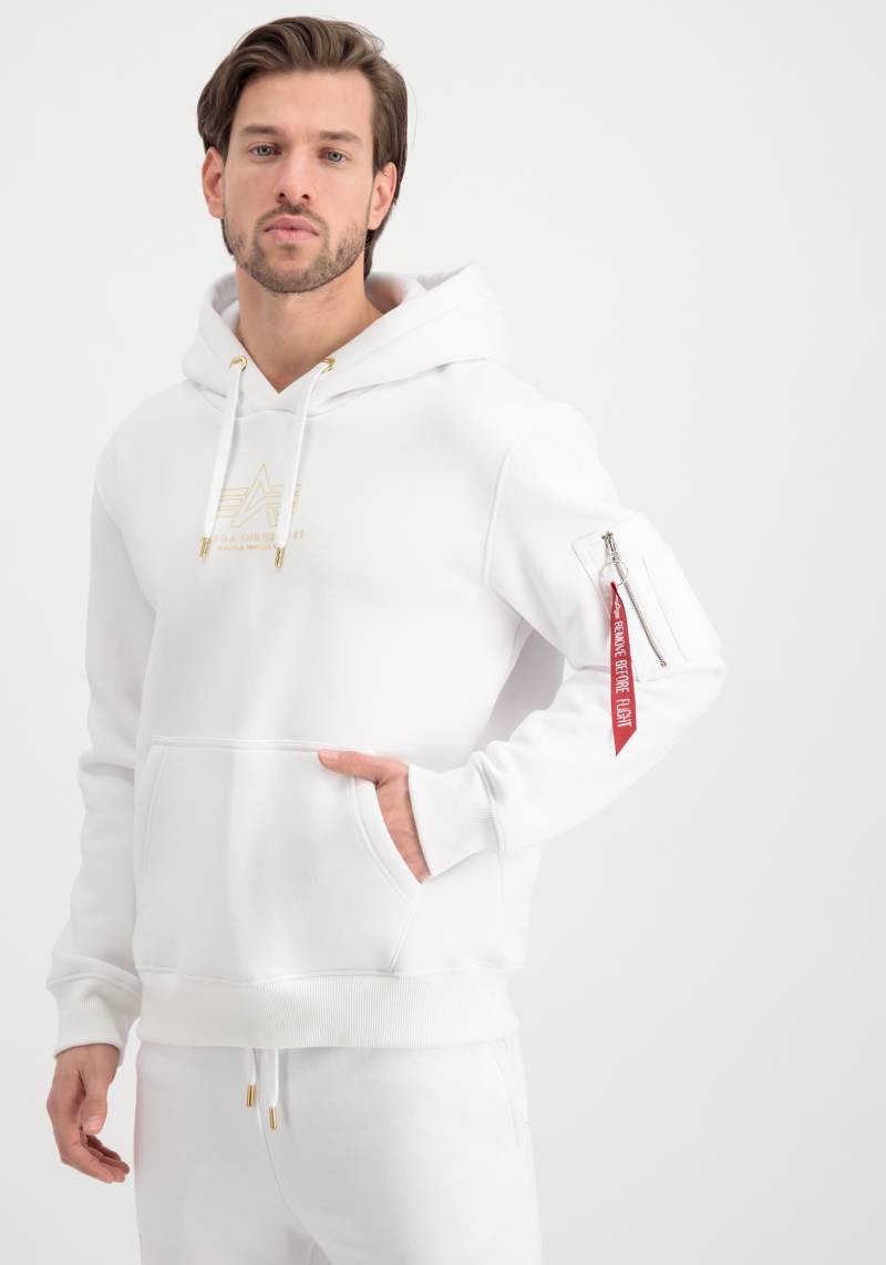 Alpha Industries Hoodie »Alpha Industries Men - Hoodies Basic Hoodie ML Foil Print« von alpha industries