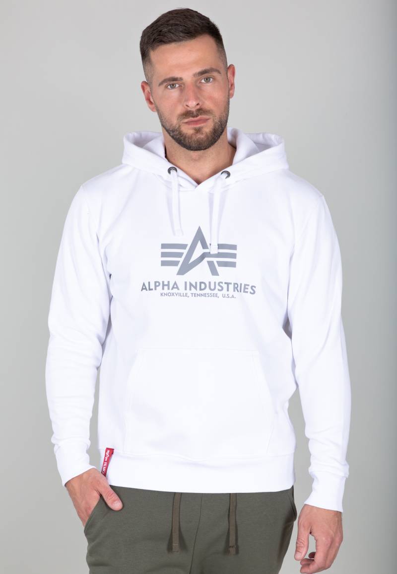 Alpha Industries Hoodie »Alpha Industries Men - Hoodies Basic Hoodie Reflective Print« von alpha industries