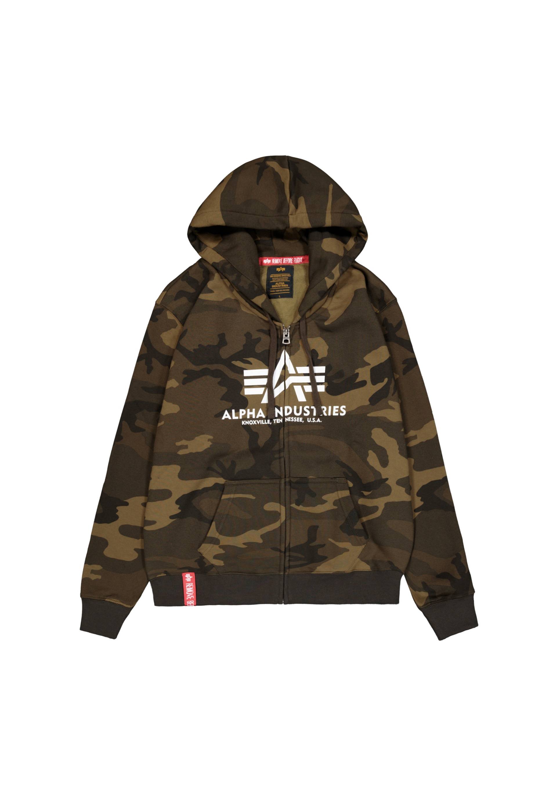 Alpha Industries Hoodie »Alpha Industries Men - Hoodies Basic Zip Hoodie Camo« von alpha industries