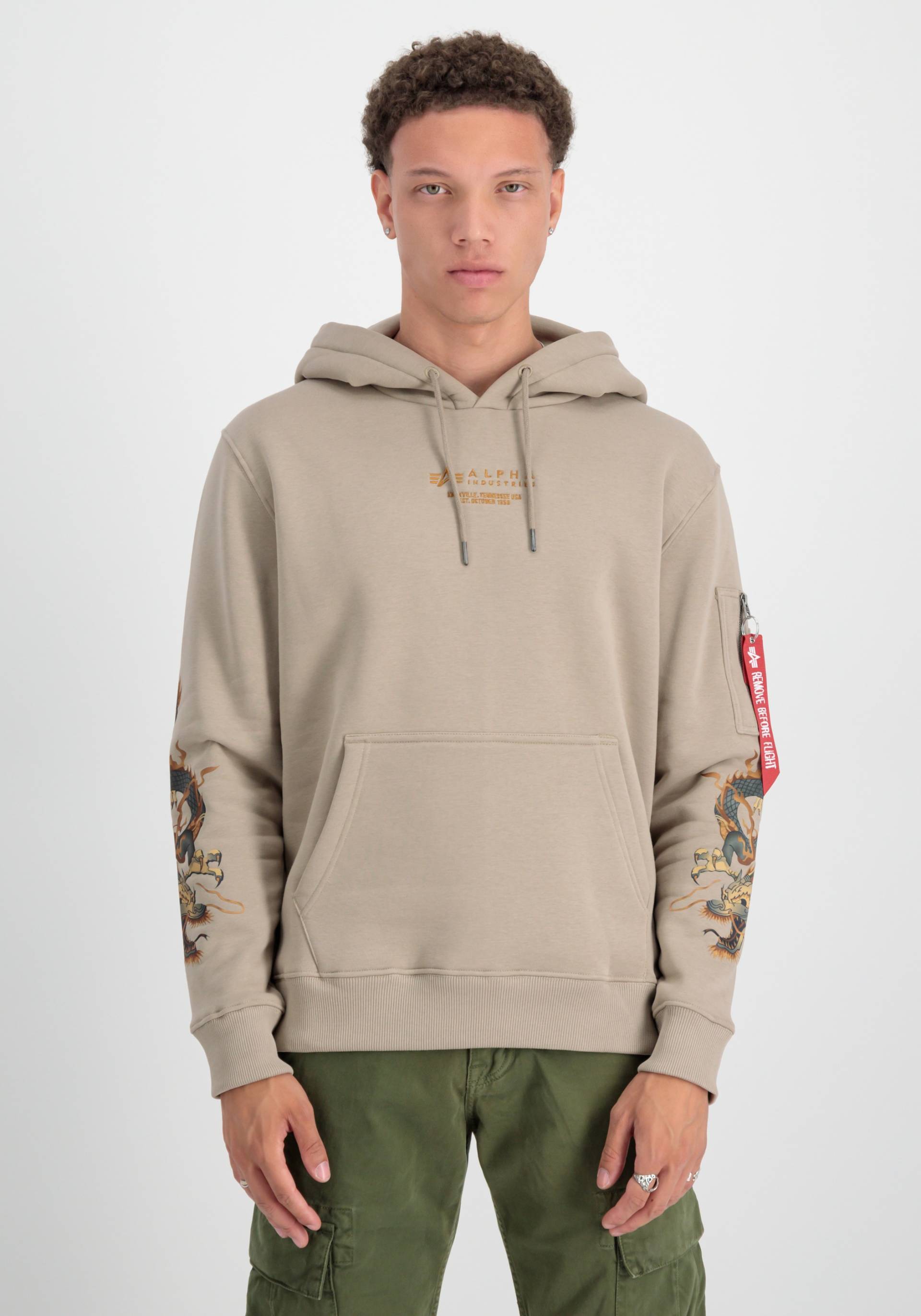 Alpha Industries Hoodie »Alpha Industries Men - Hoodies Dragon EMB Hoodie« von alpha industries