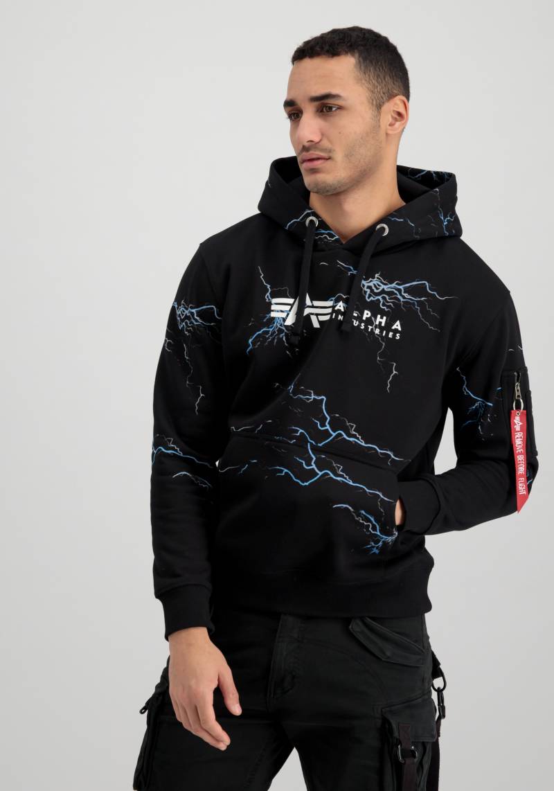 Alpha Industries Hoodie »Alpha Industries Men - Hoodies Lightning AOP Hoodie« von alpha industries