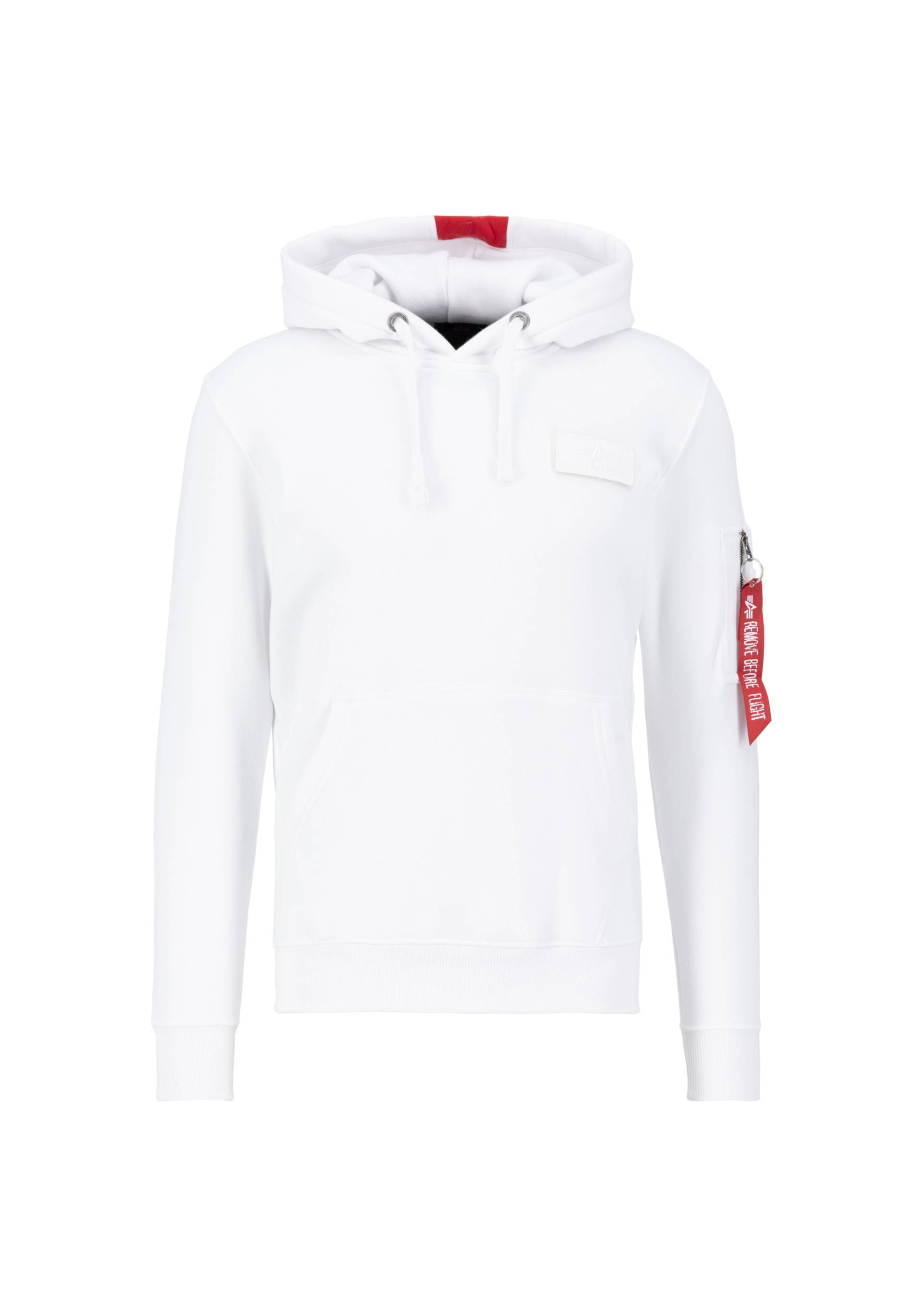 Alpha Industries Hoodie »Alpha Industries Men - Hoodies Red Stripe Hoodie« von alpha industries