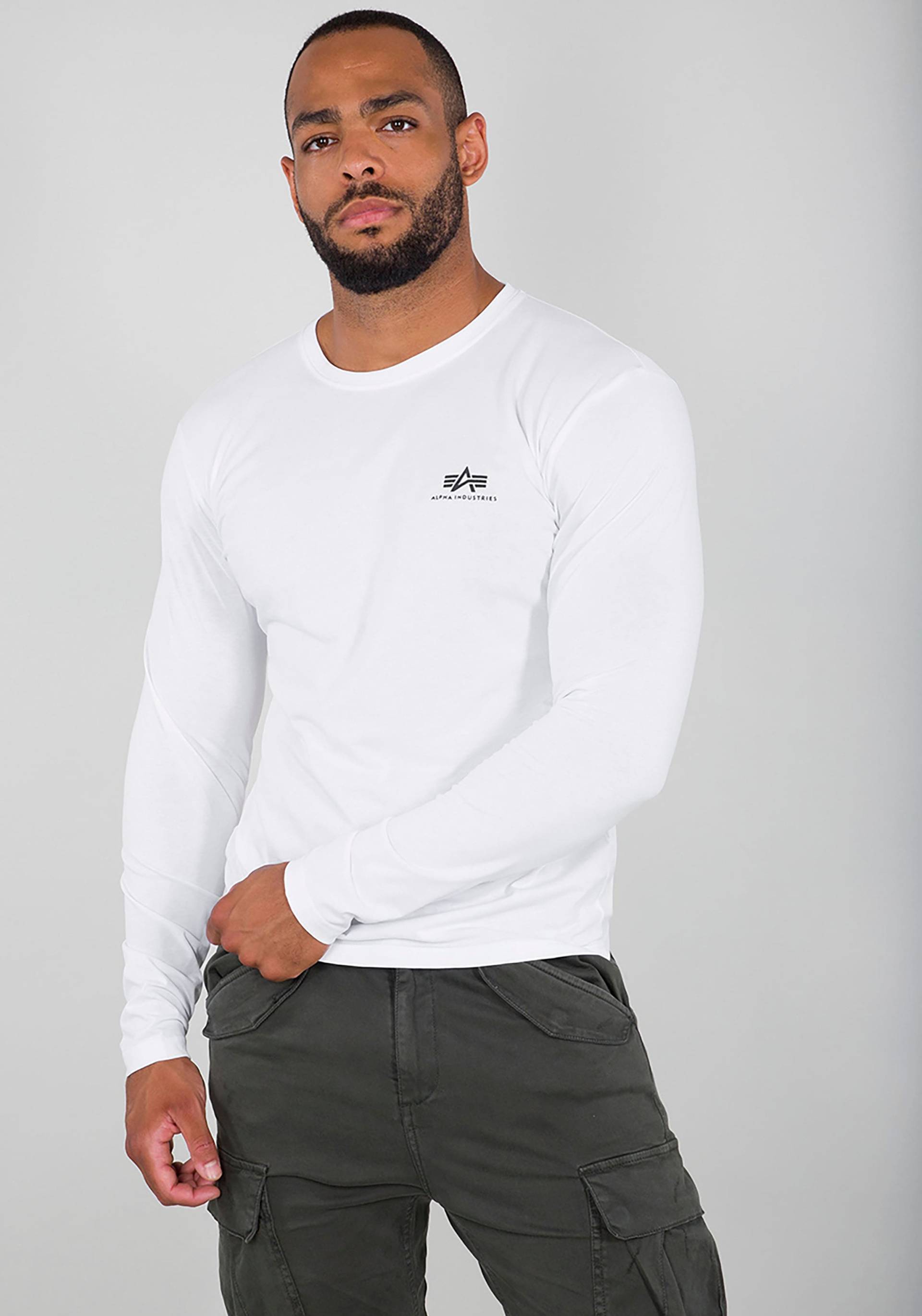 Alpha Industries Langarmshirt »Basic LS Small Logo« Alpha Industries Langarmshirt »Basic LS Small Logo« von alpha industries