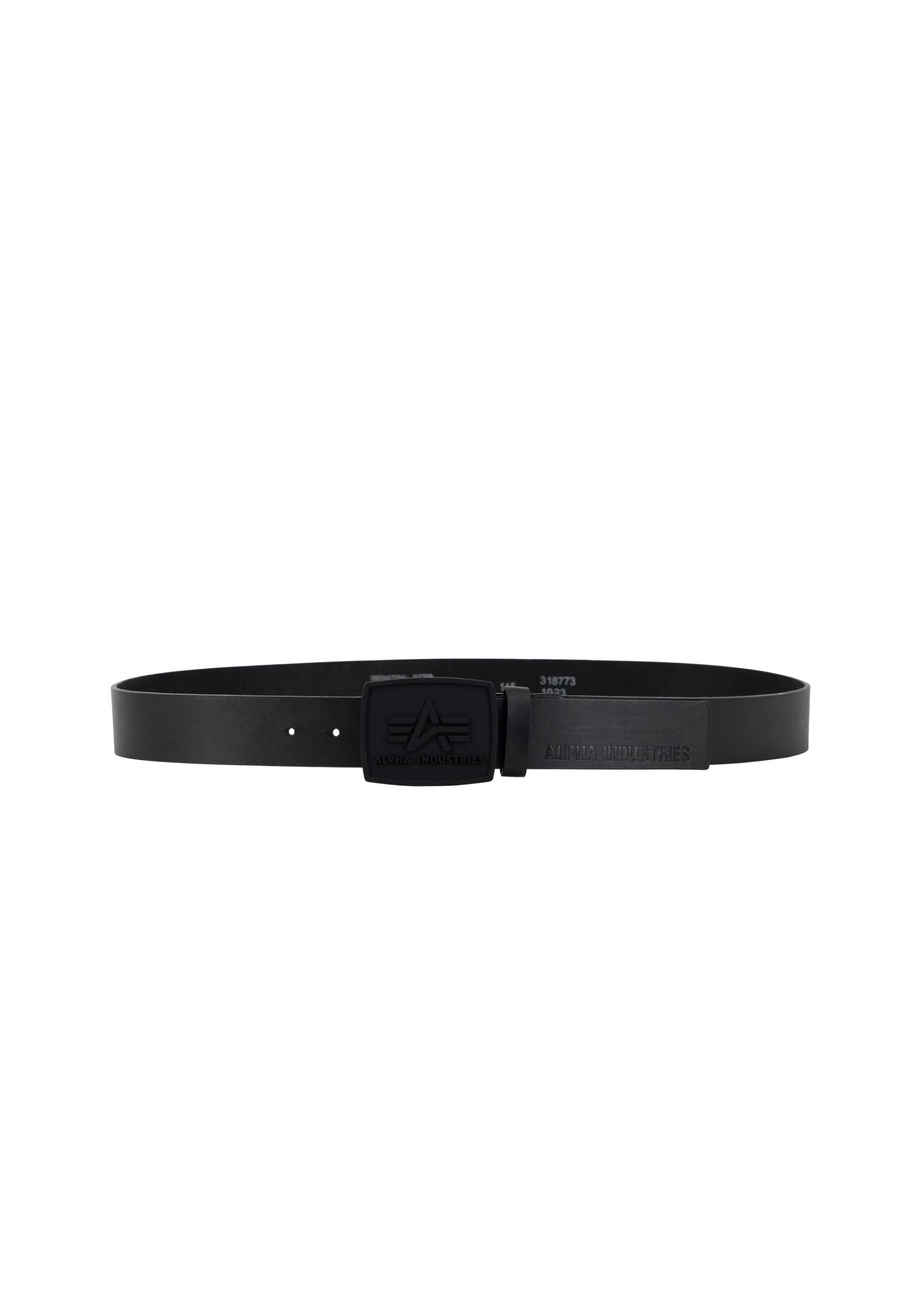 Alpha Industries Ledergürtel »Alpha Industries Accessoires - Belts All Black Belt« von alpha industries