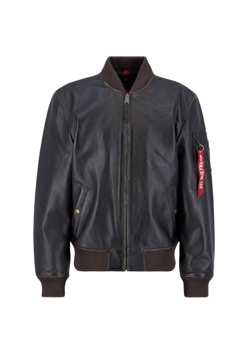 Alpha Industries Lederjacke »Alpha Industries Men - Leather & Vegan Jackets MA-1 Leather LF« von alpha industries