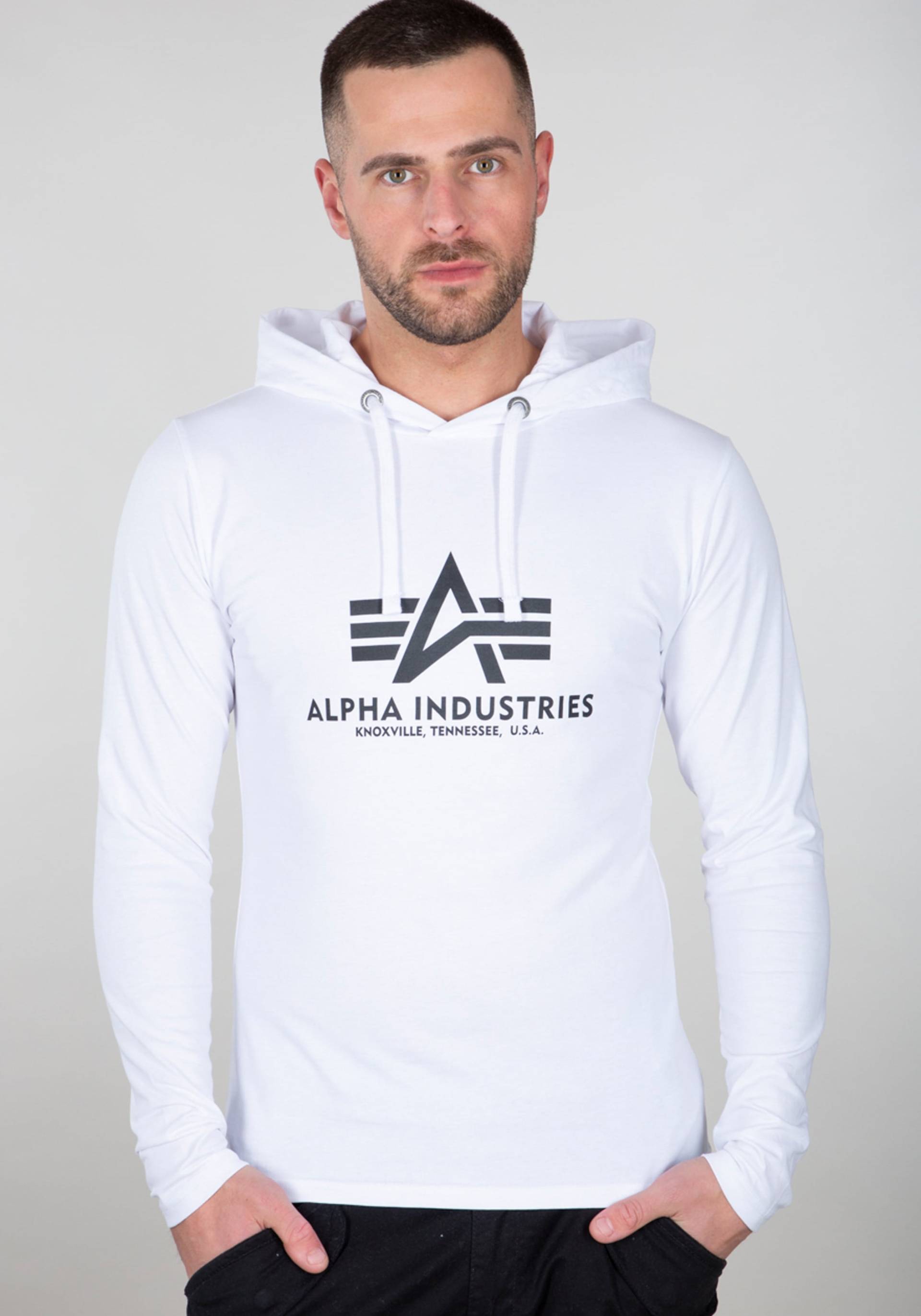 Alpha Industries Longsleeve »Alpha Industries Men - Longsleeves Basic Hooded Heavy LS« von alpha industries