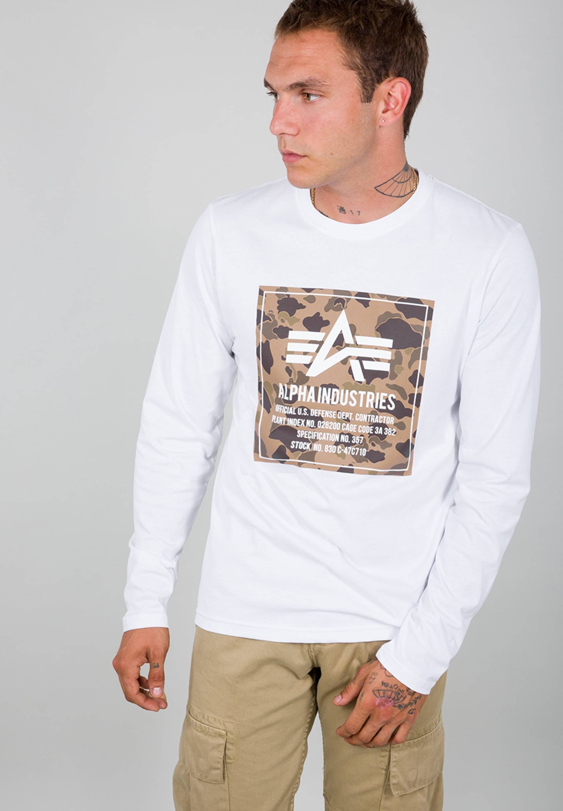 Alpha Industries Longsleeve »Alpha Industries Men - Longsleeves Camo Block LS« von alpha industries