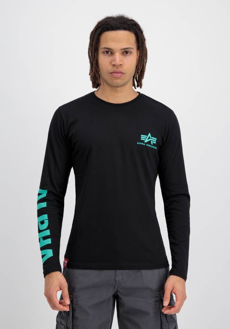 Alpha Industries Longsleeve »Alpha Industries Men - Longsleeves Sleeve Print Heavy LS« von alpha industries