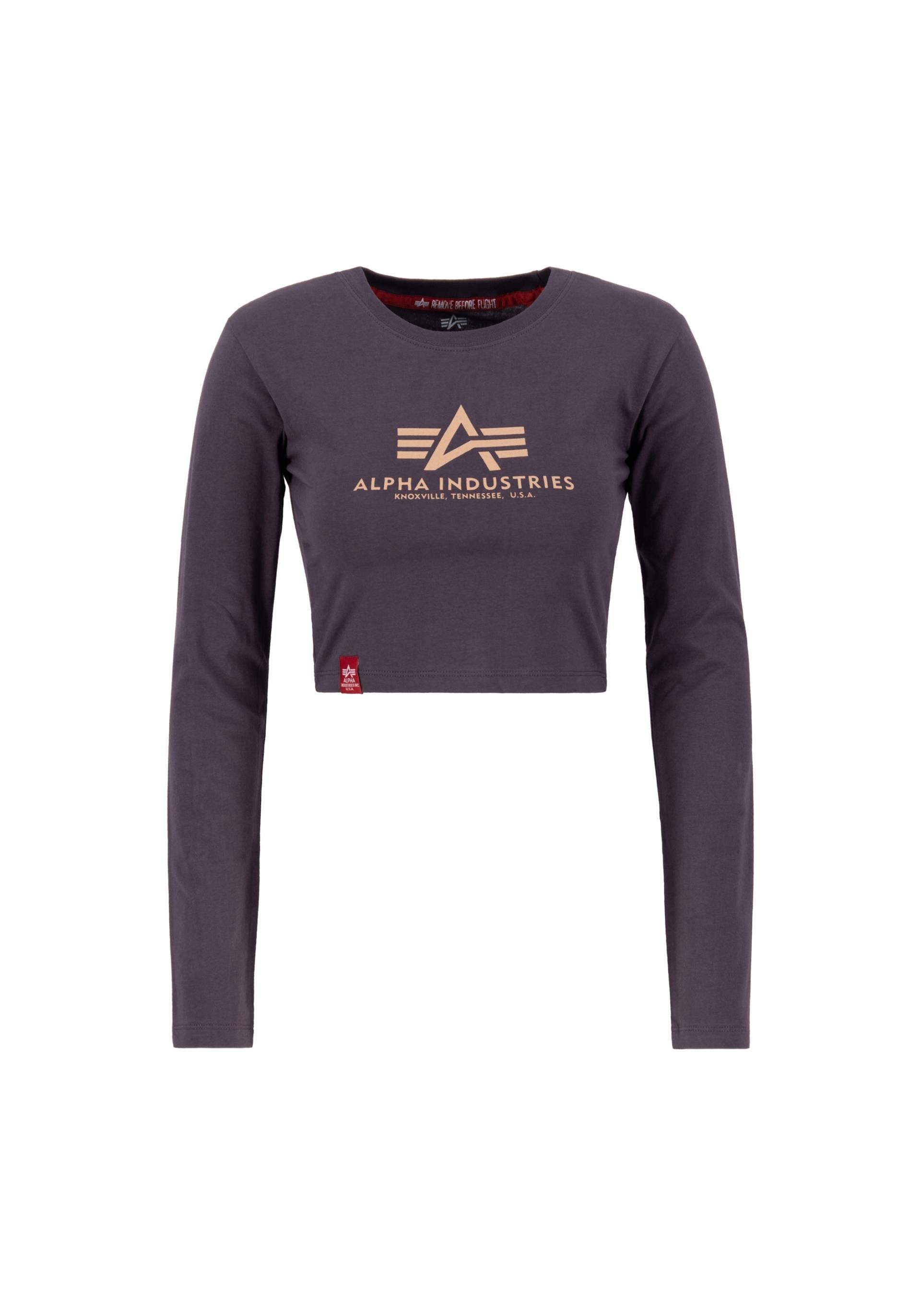 Alpha Industries Sweater »Alpha Industries Women - Longsleeves Basic Cropped LS Women« von alpha industries